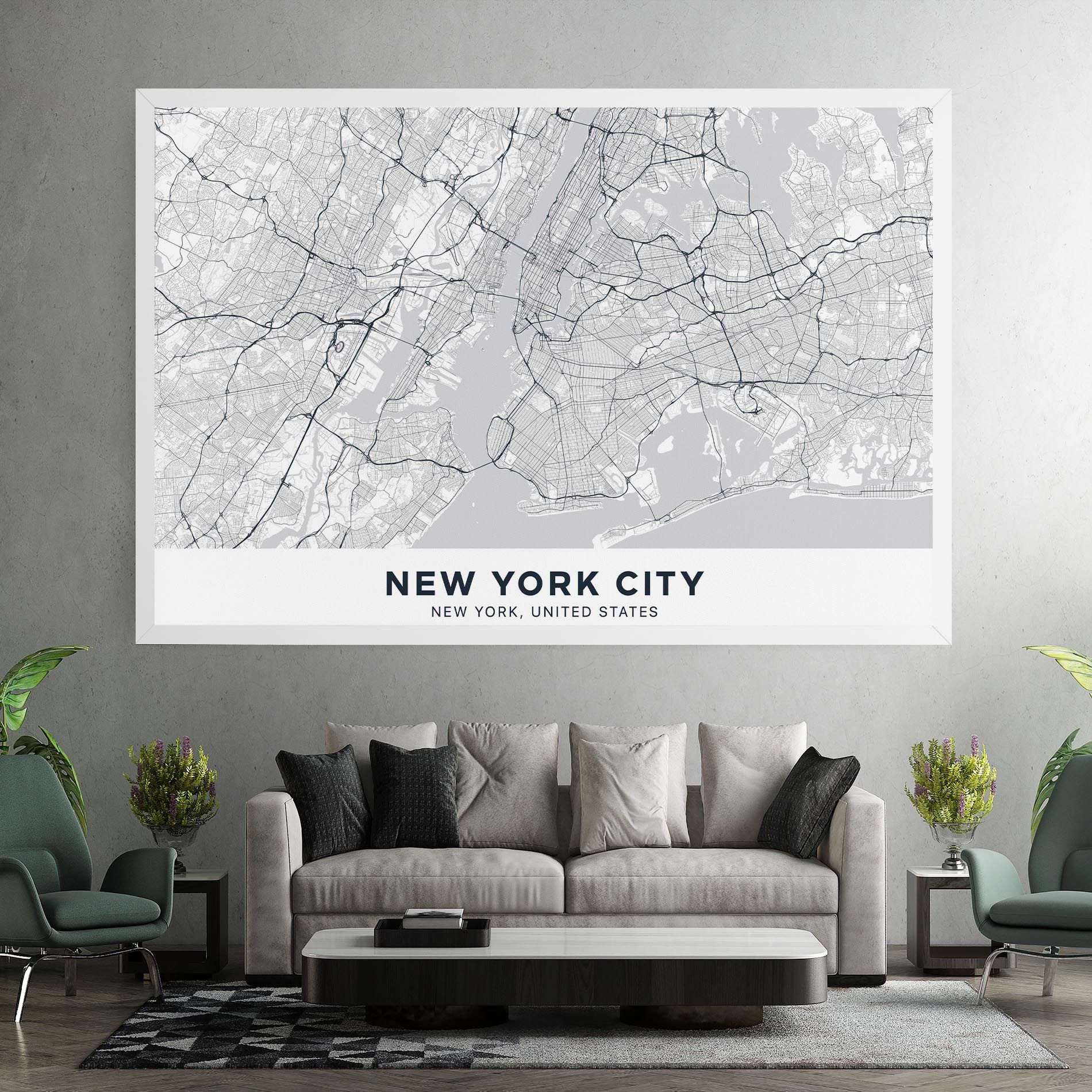New York Map mockup 7
