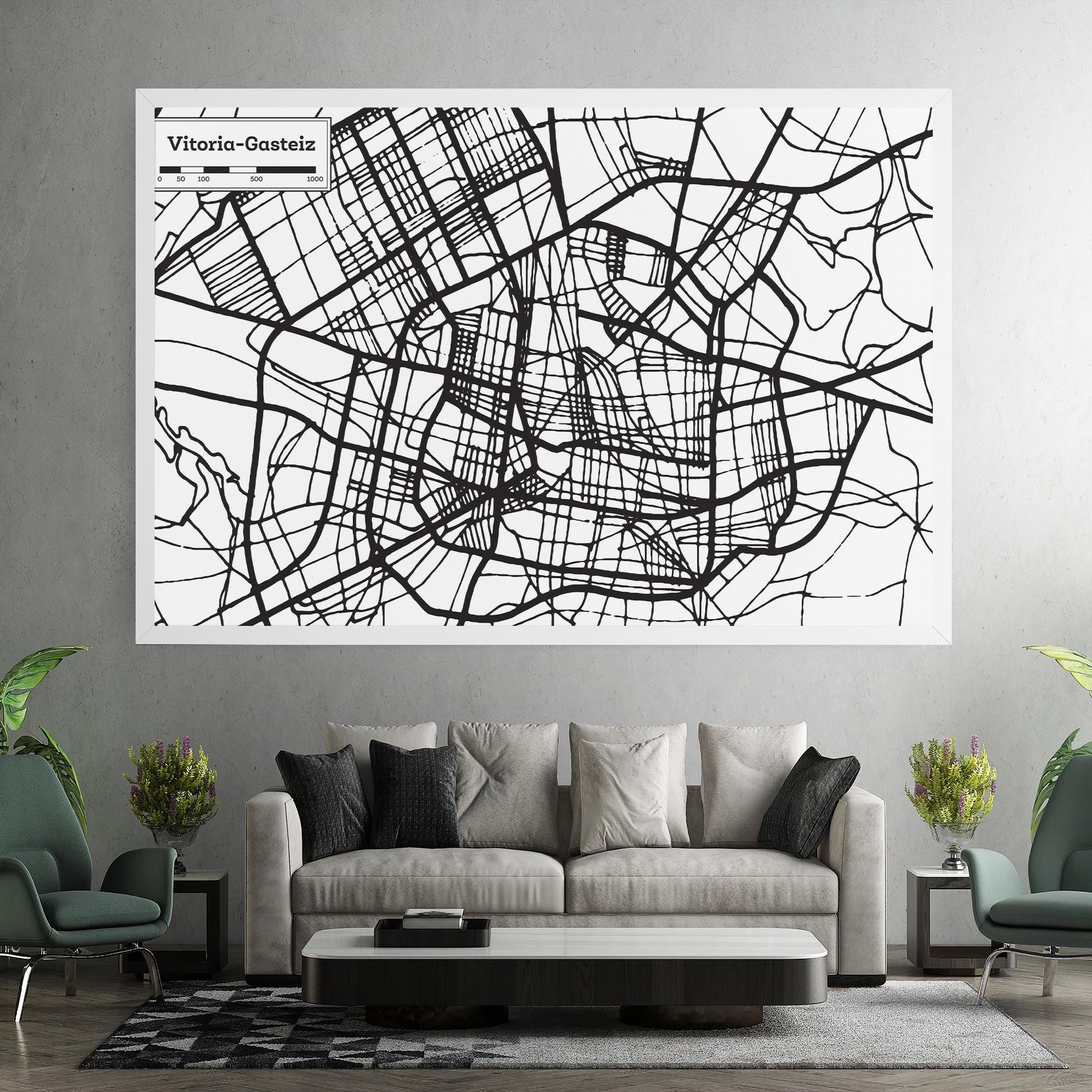 Vitoria Gasteiz Map mockup 7