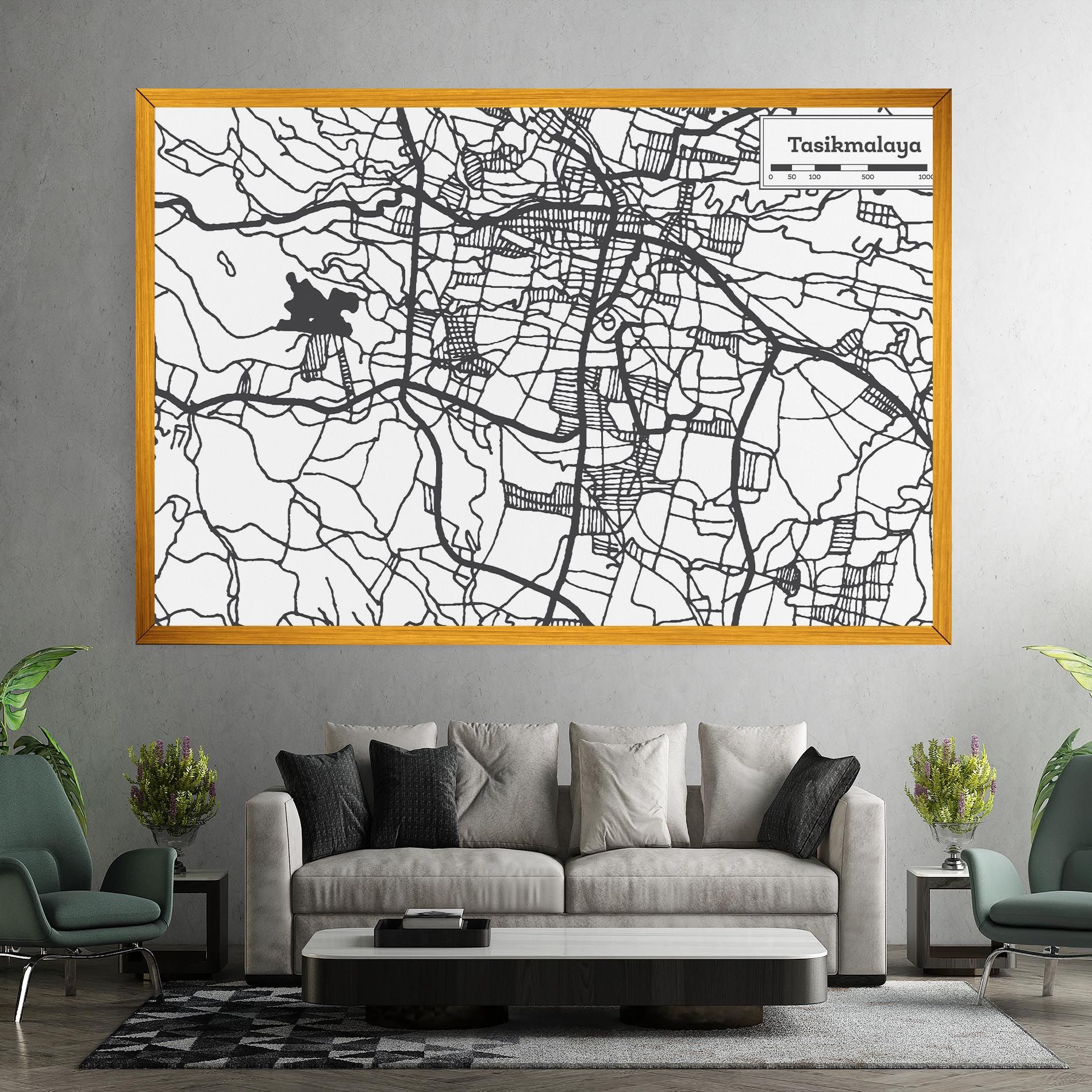 Tasikmalaya Map mockup 7