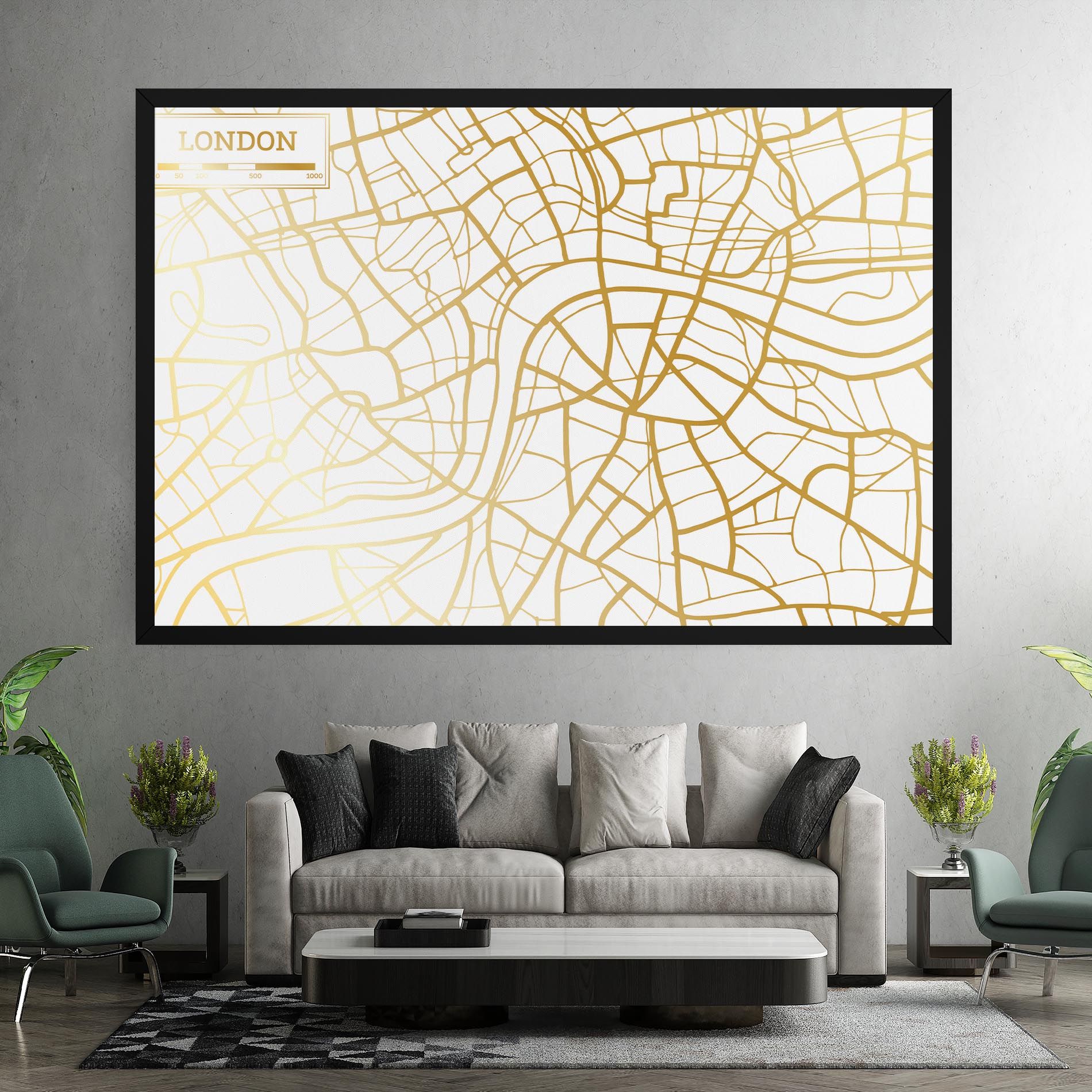 London Gold Map mockup 7