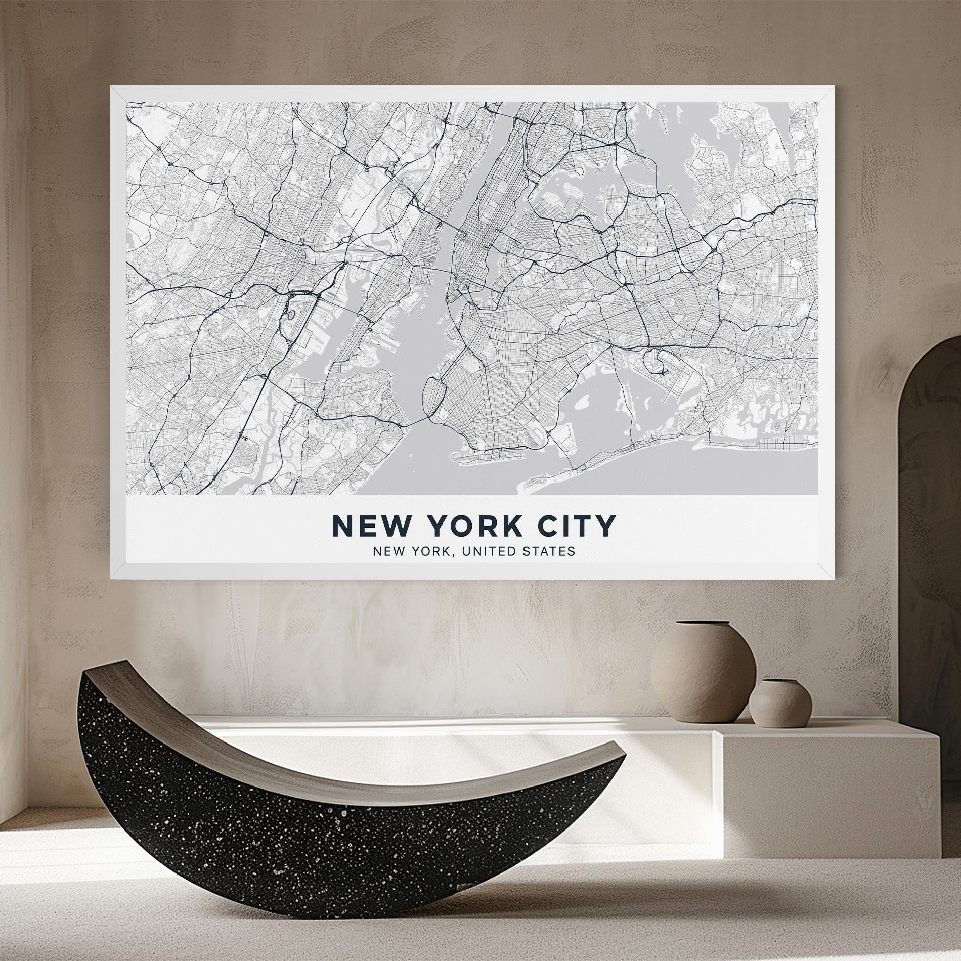Tablou Canvas New York Map mockup 8