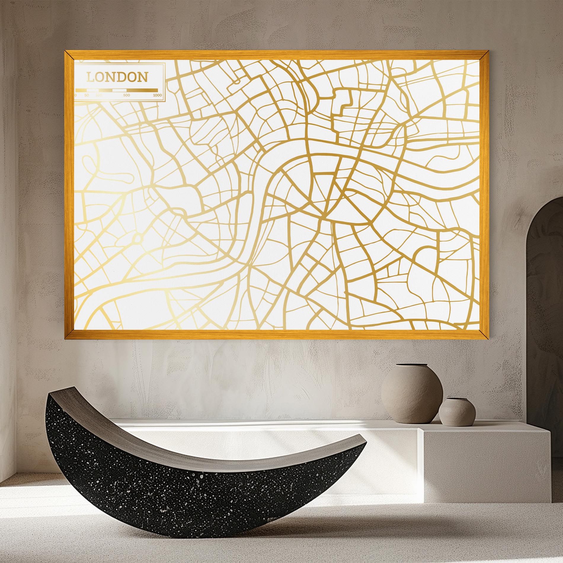London Gold Map mockup 8