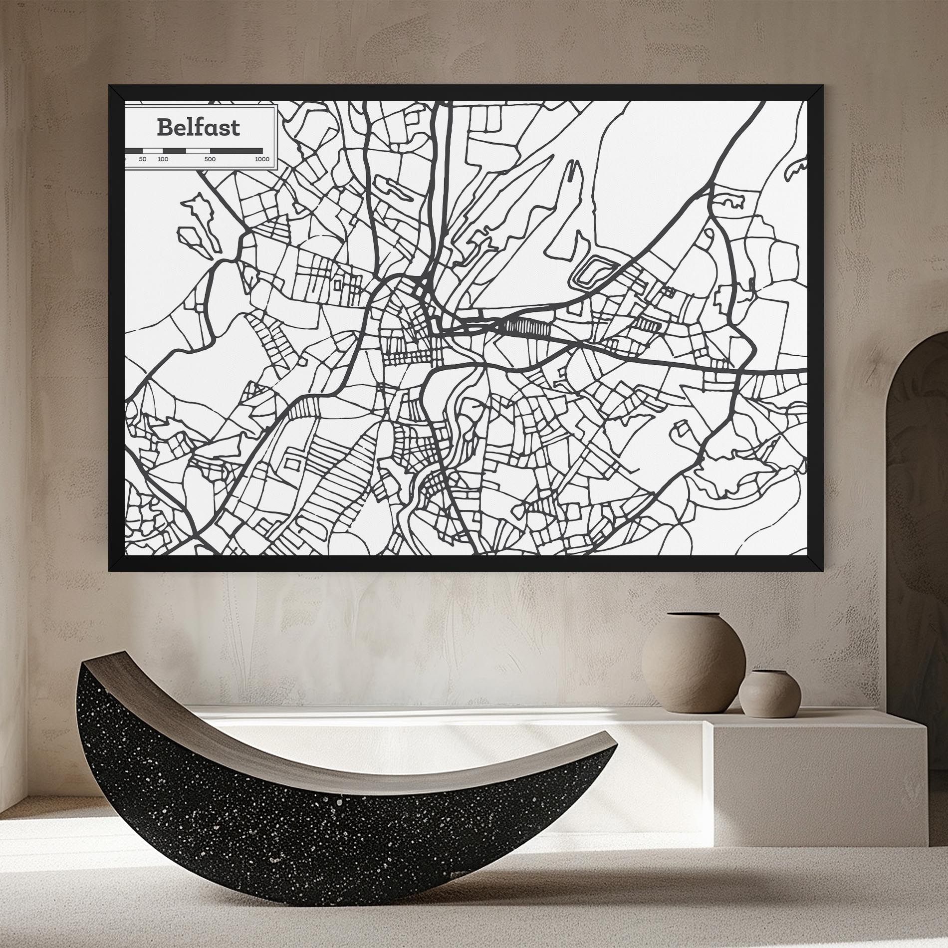 Belfast Map mockup 8