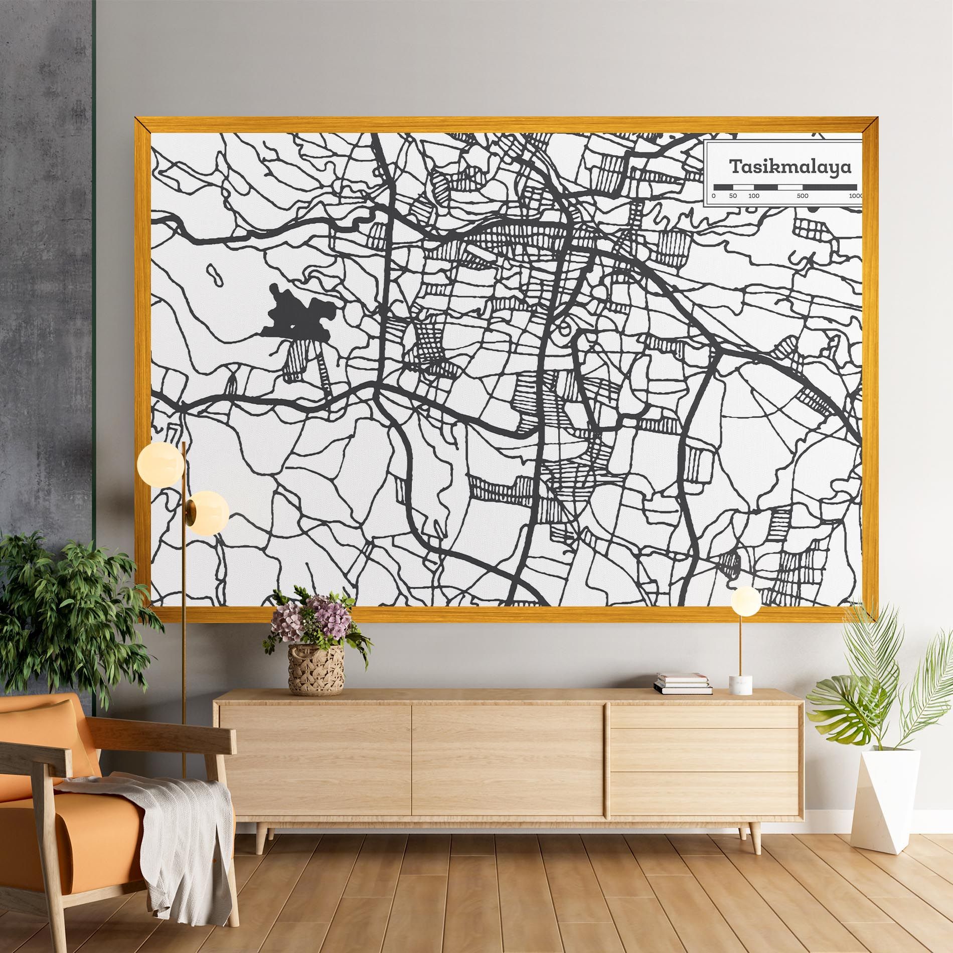 Tasikmalaya Map mockup 9