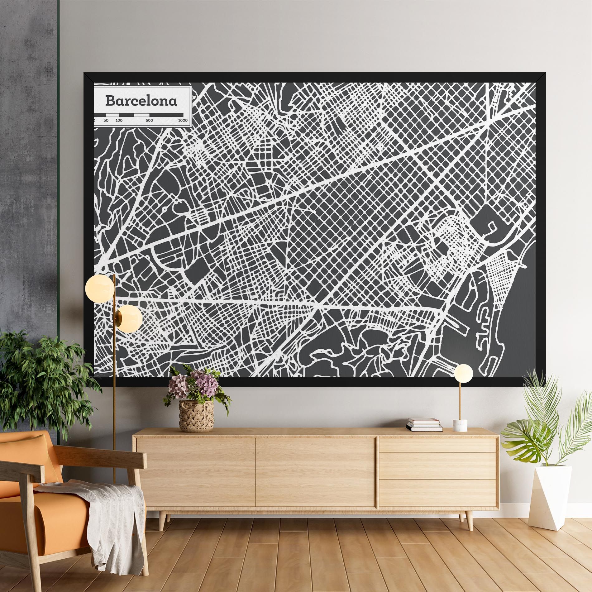 Barcelona Map mockup 9