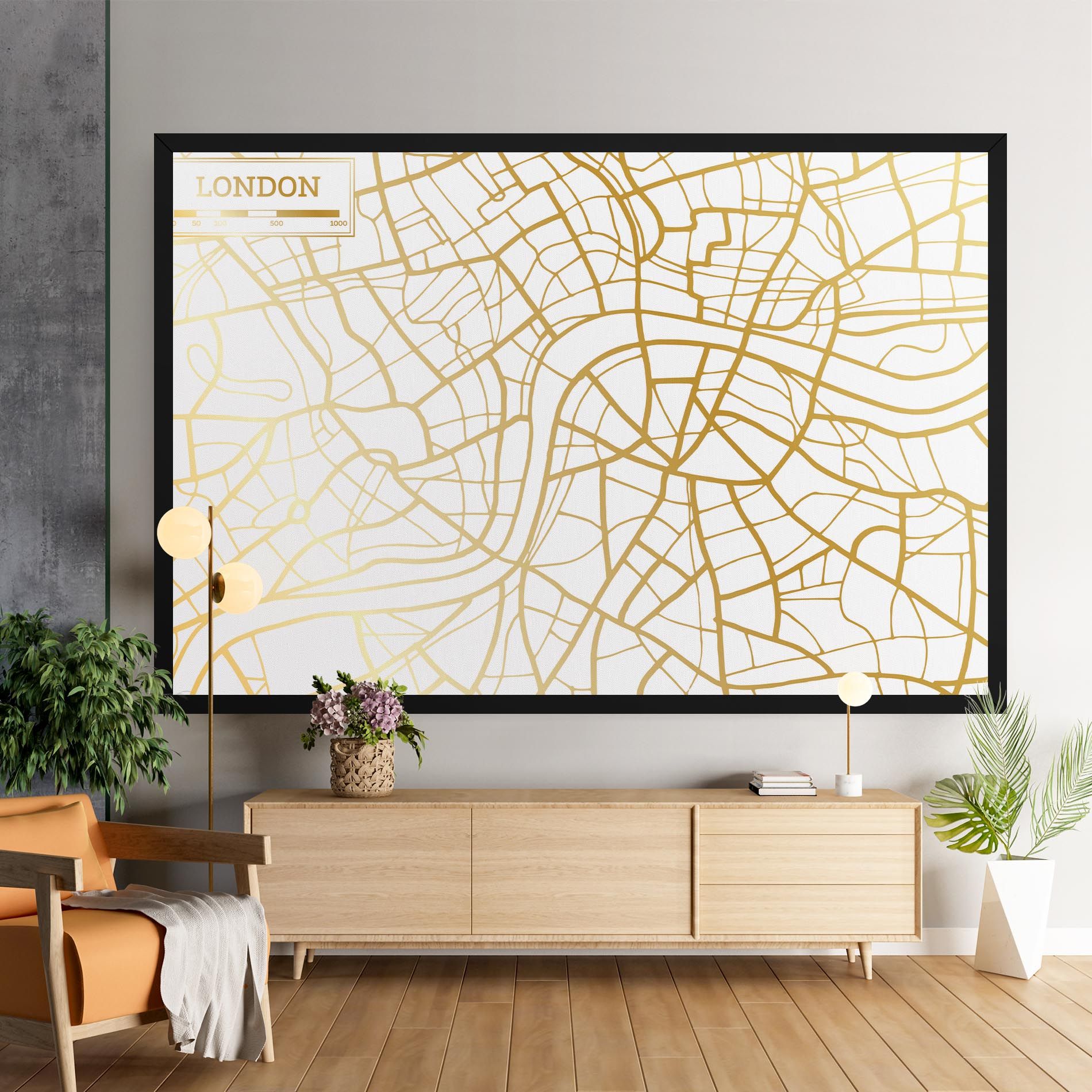 London Gold Map mockup 9
