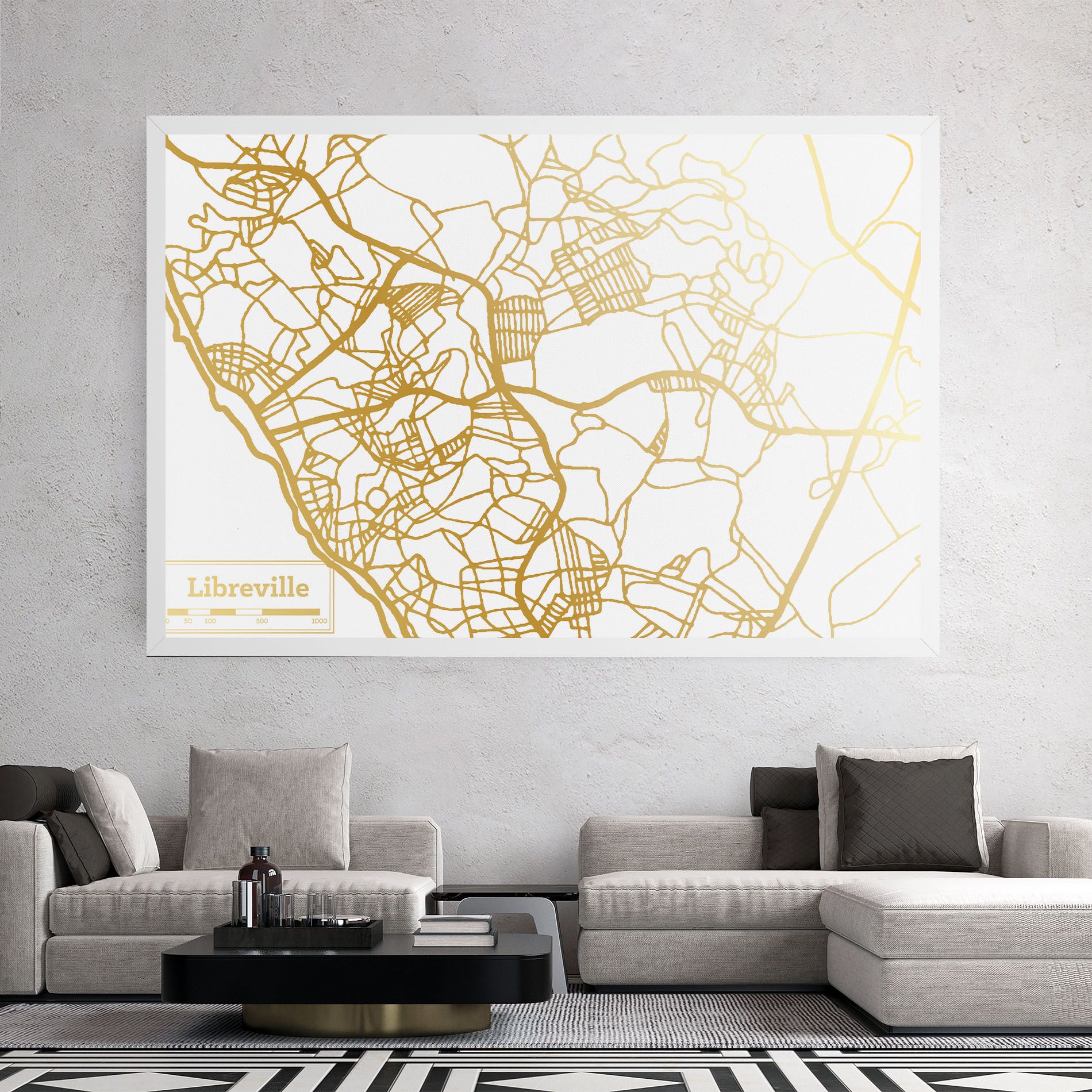 Libreville Gold Map mockup 2