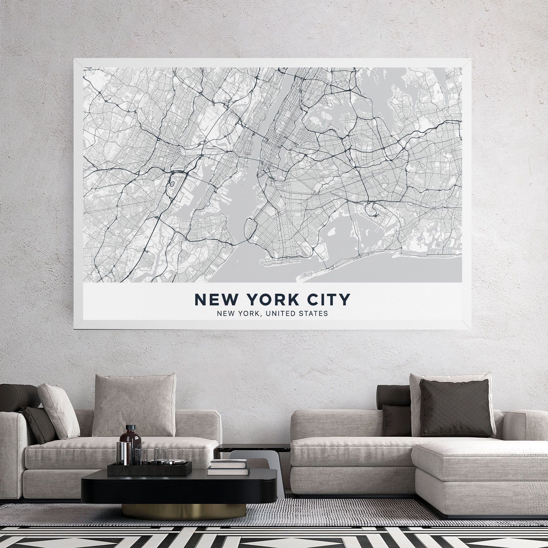 New York Map mockup 2