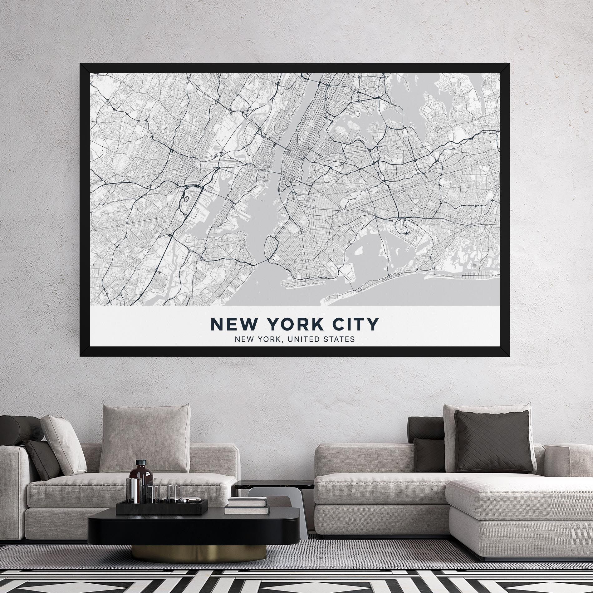 New York Map mockup 2