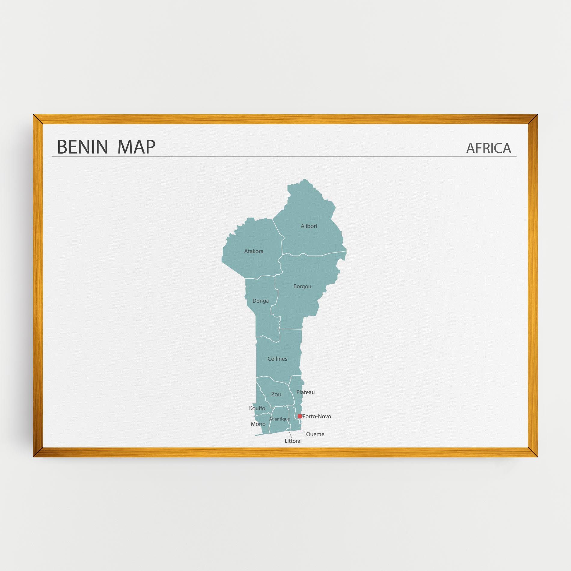 Benin Map mockup 0
