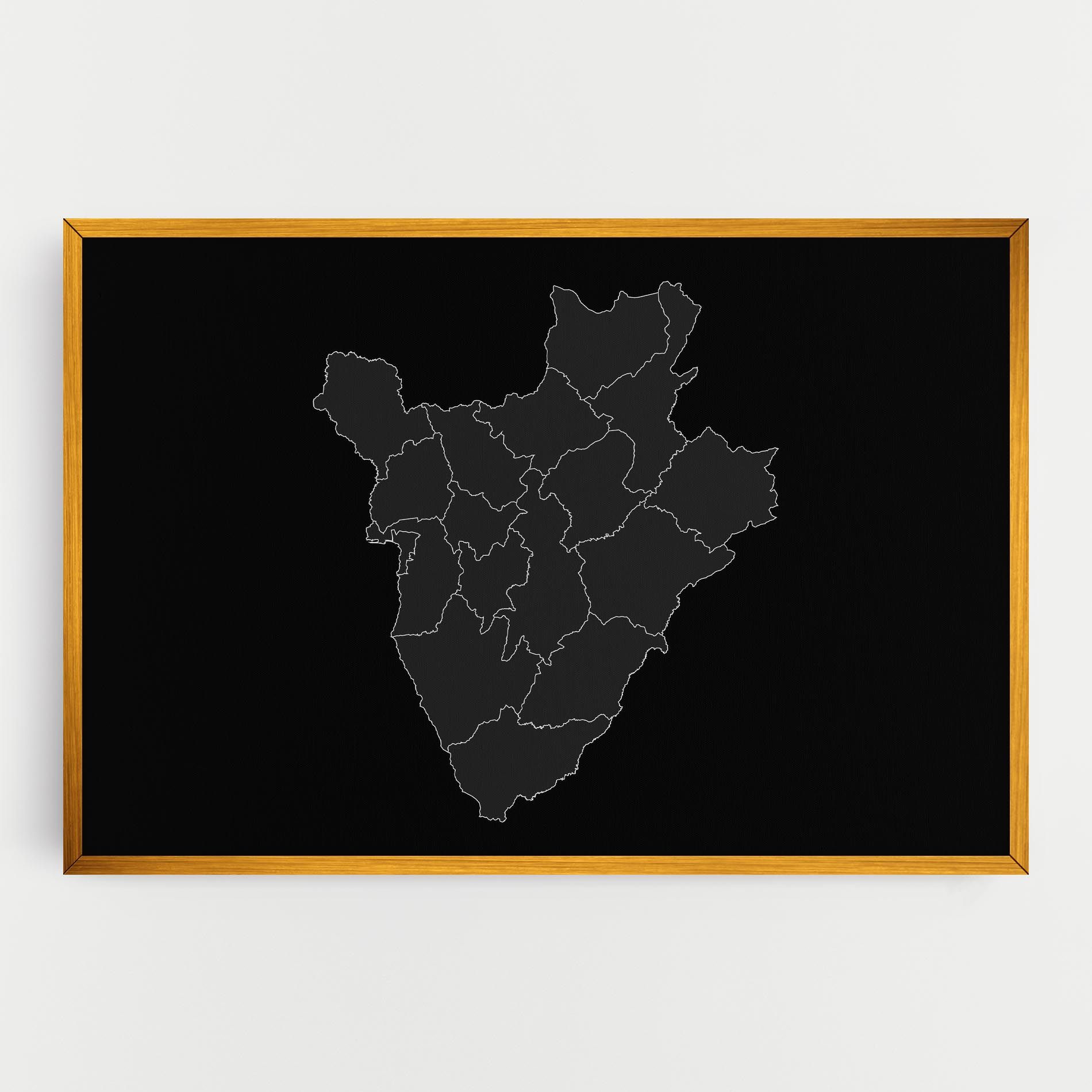 Burundi Grey Map mockup 0