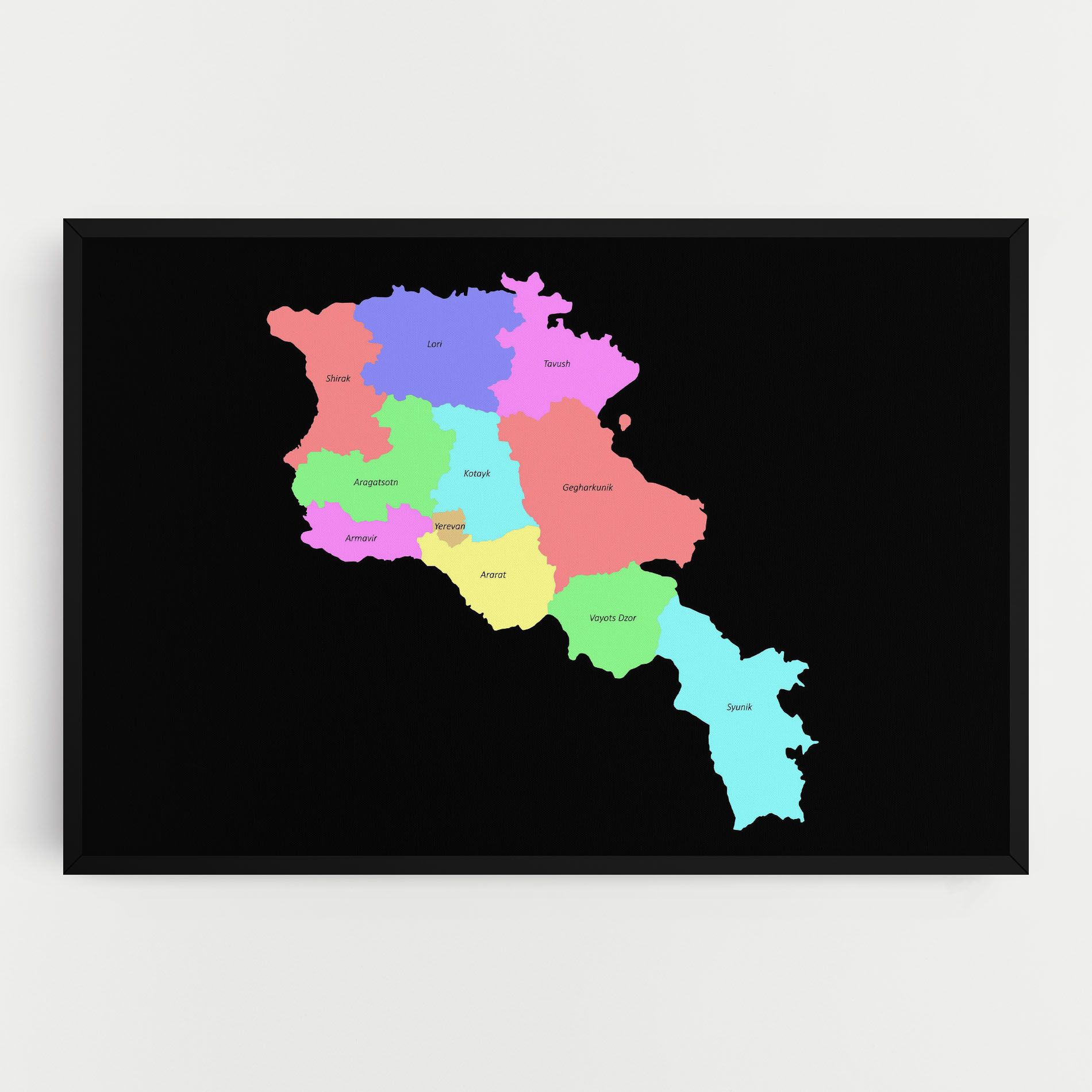 Armenia Map mockup 0