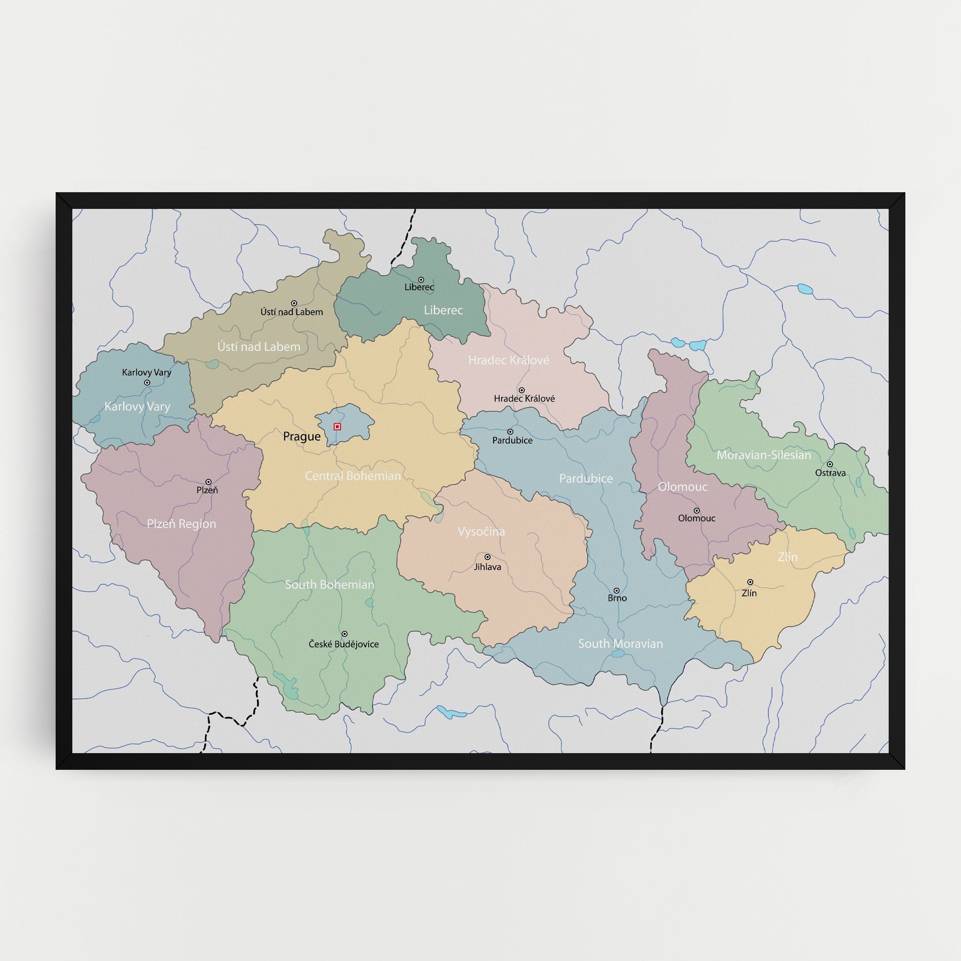 Czech Republic Map mockup 0