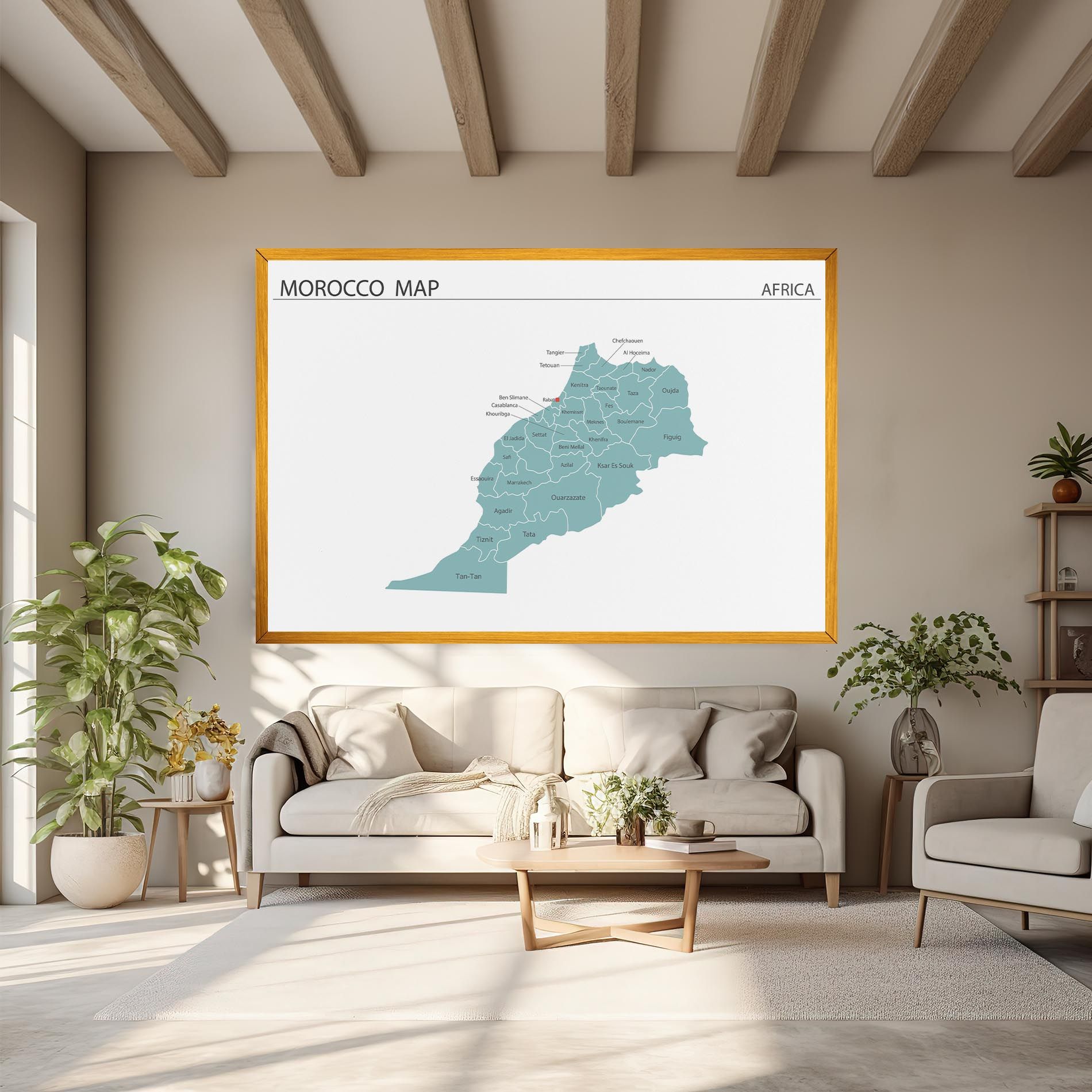 Morocco Map mockup 6