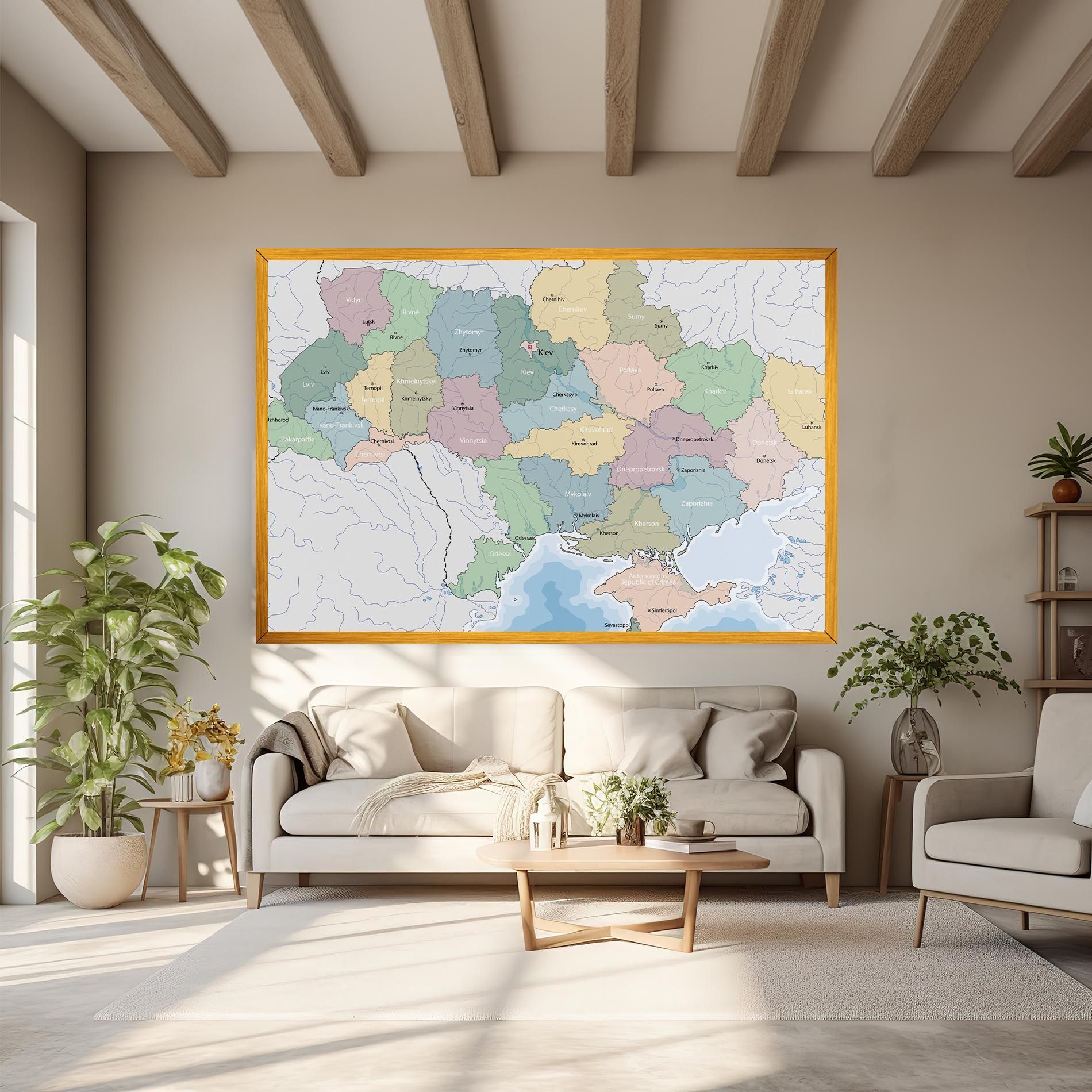 Ukraine Map mockup 6