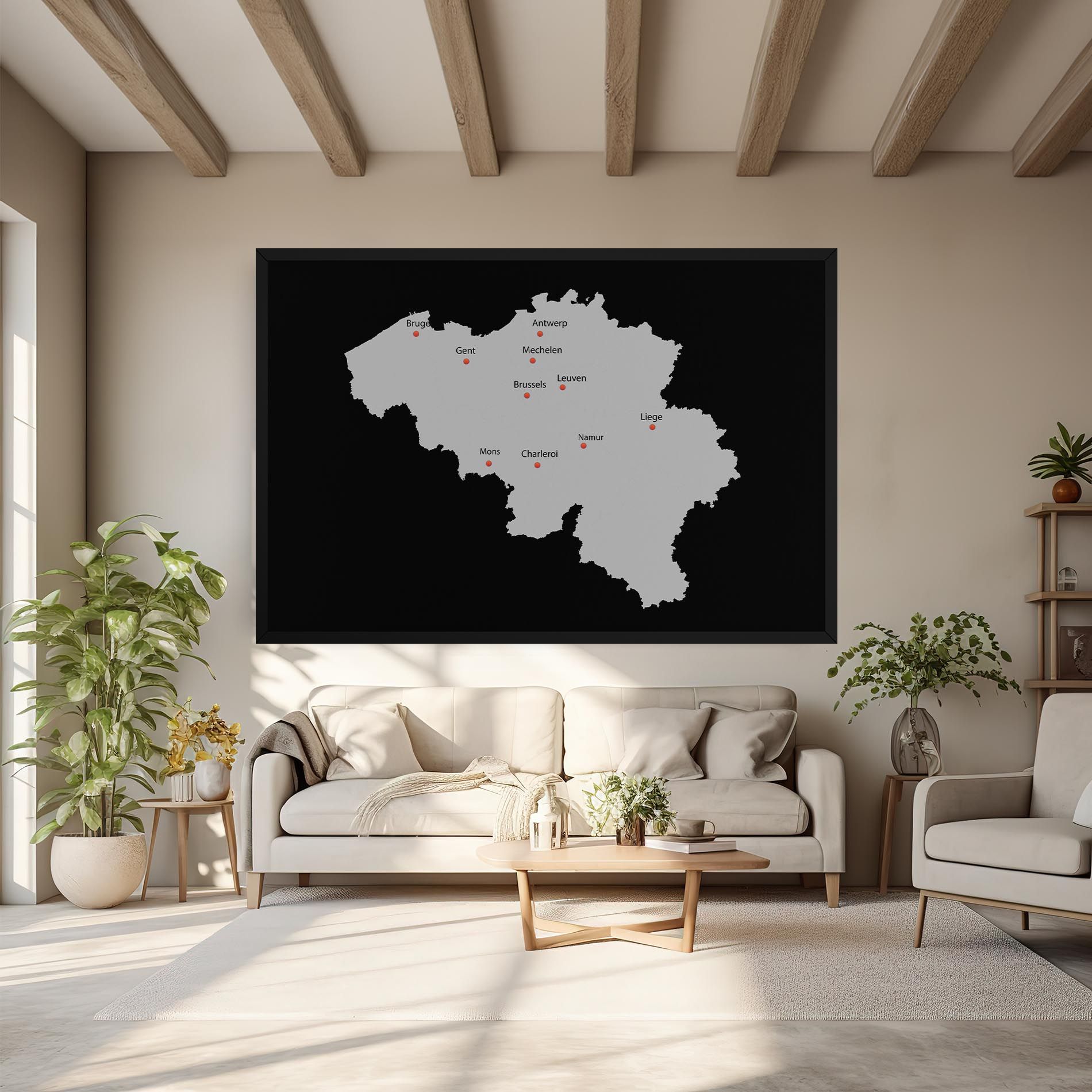Belgium Map mockup 6
