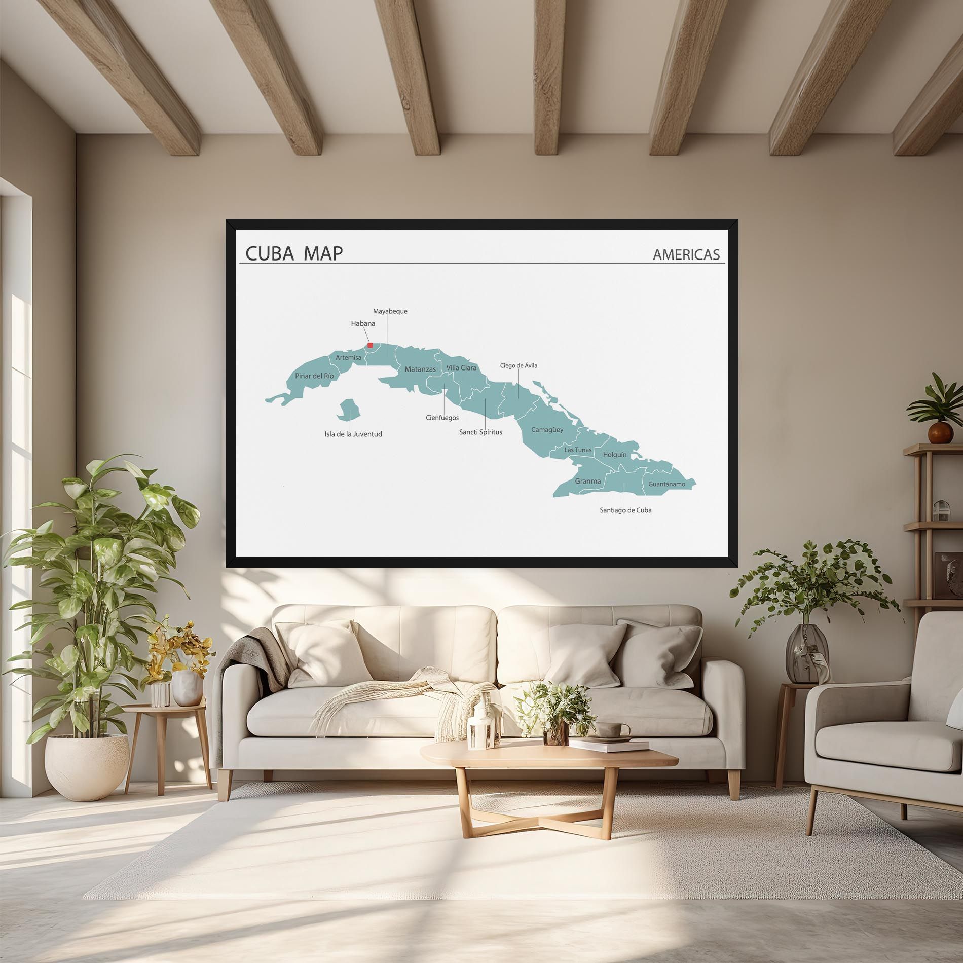 Cuba Map mockup 6