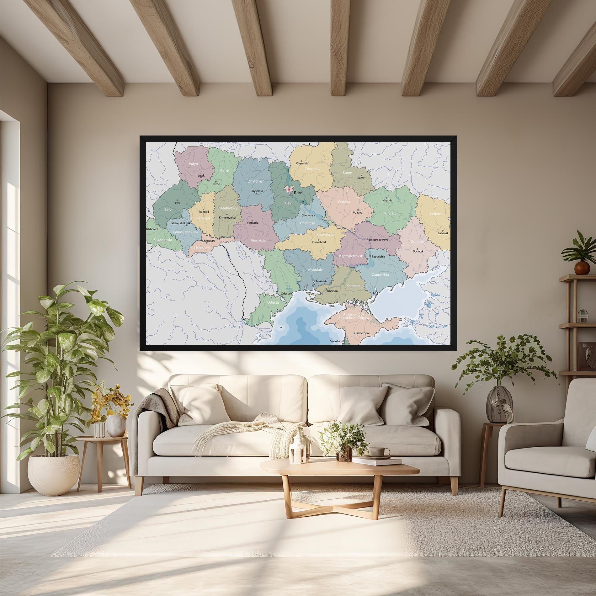 Ukraine Map mockup 6