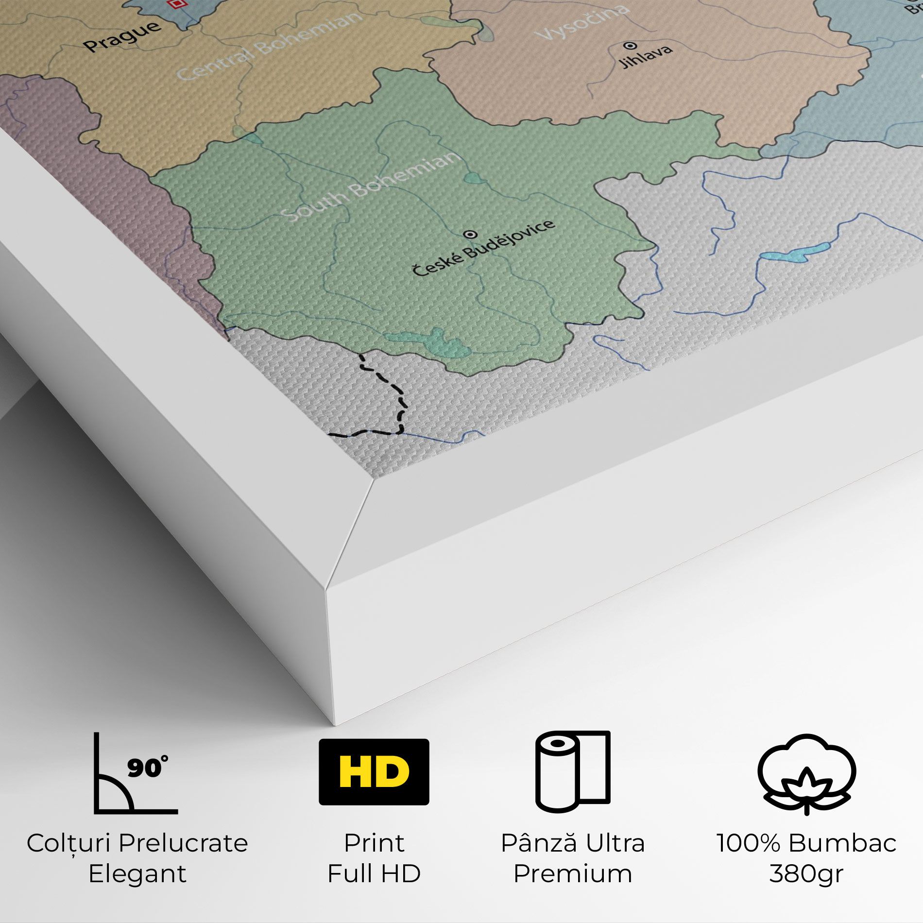 Czech Republic Map mockup 4