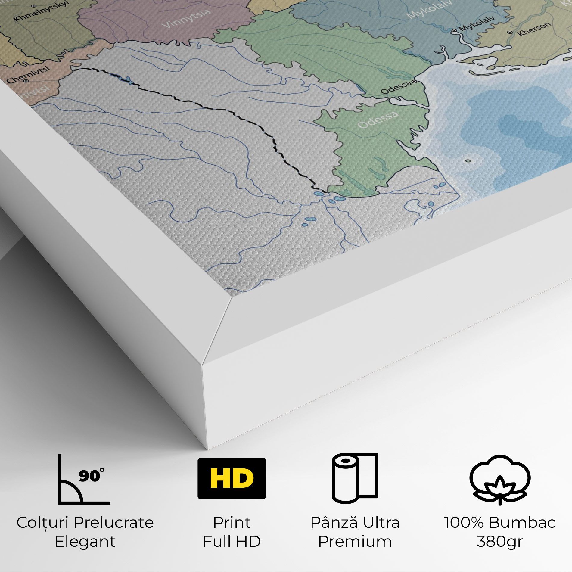 Ukraine Map mockup 4