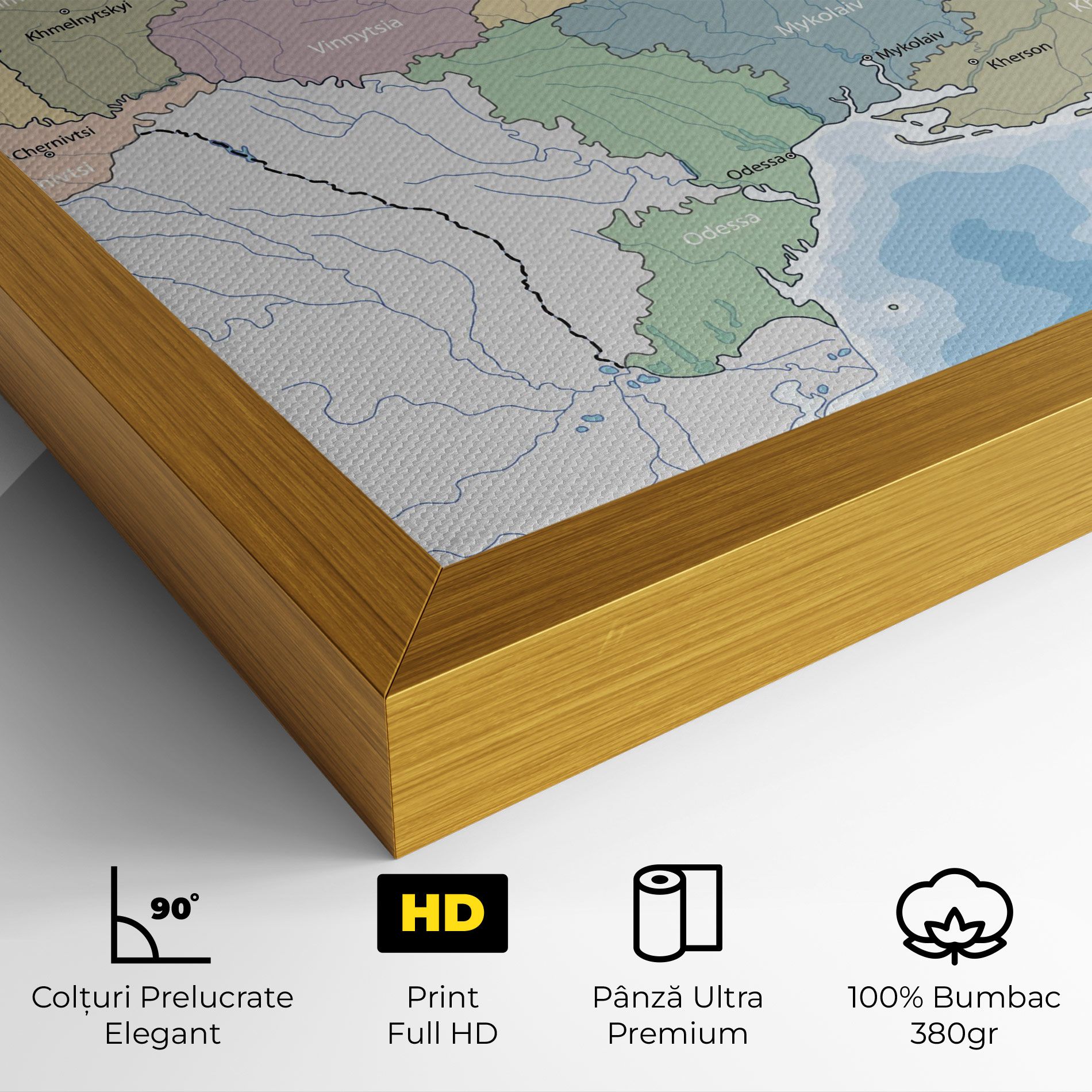 Ukraine Map mockup 4