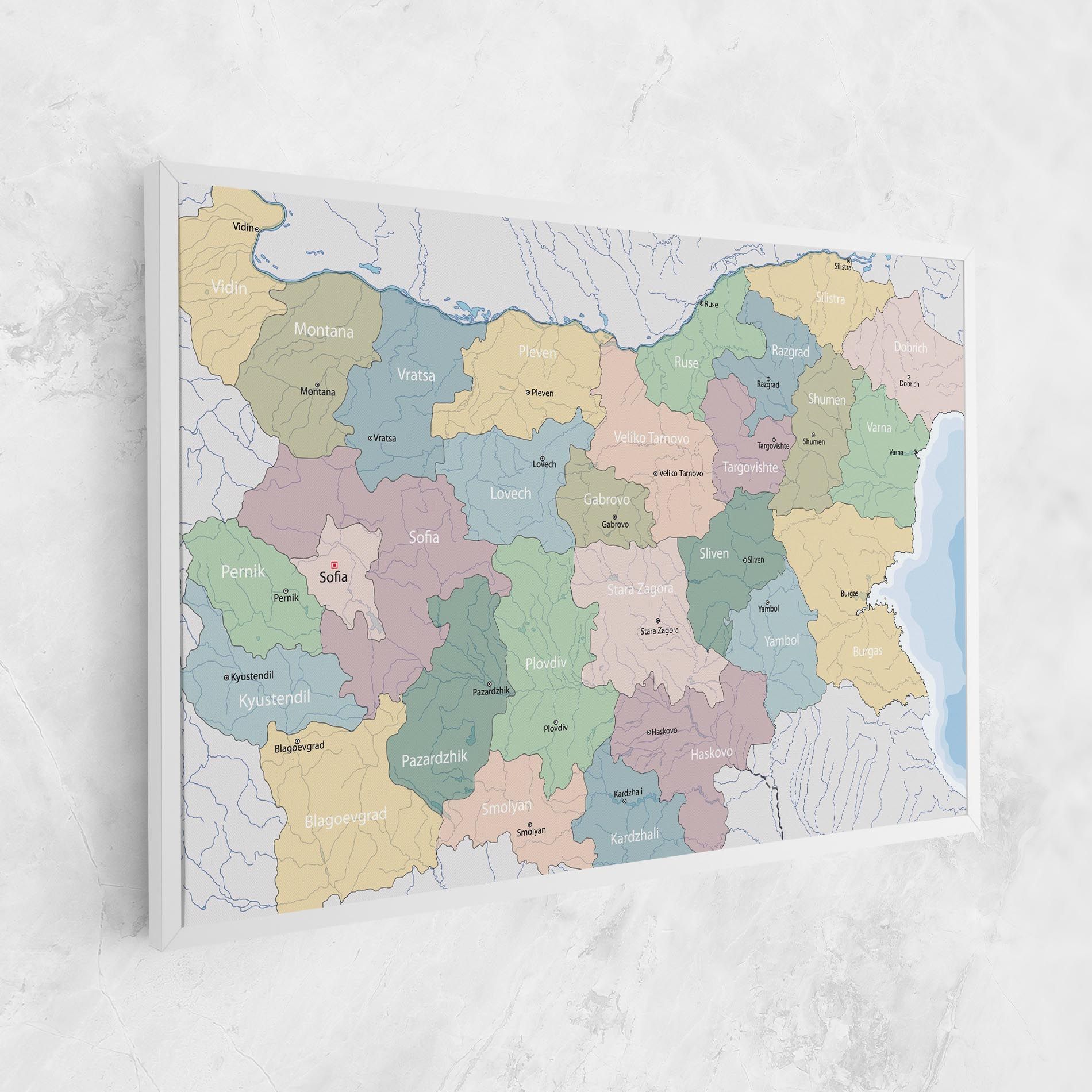 Bulgaria Map mockup 1