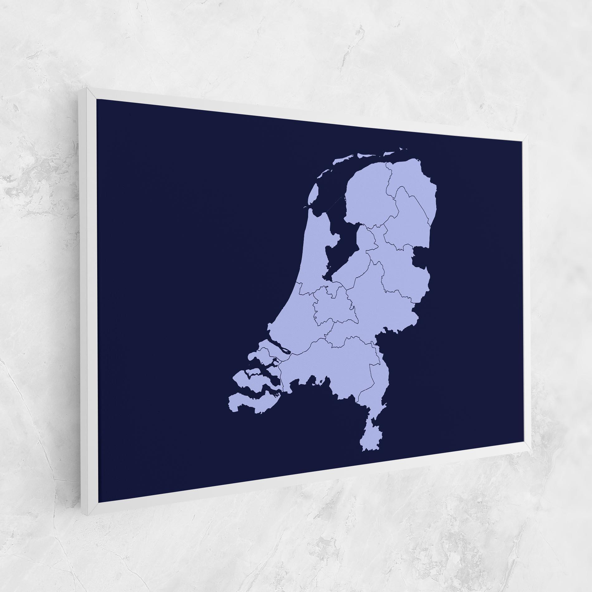Tablou Canvas Netherlands Map mockup 1