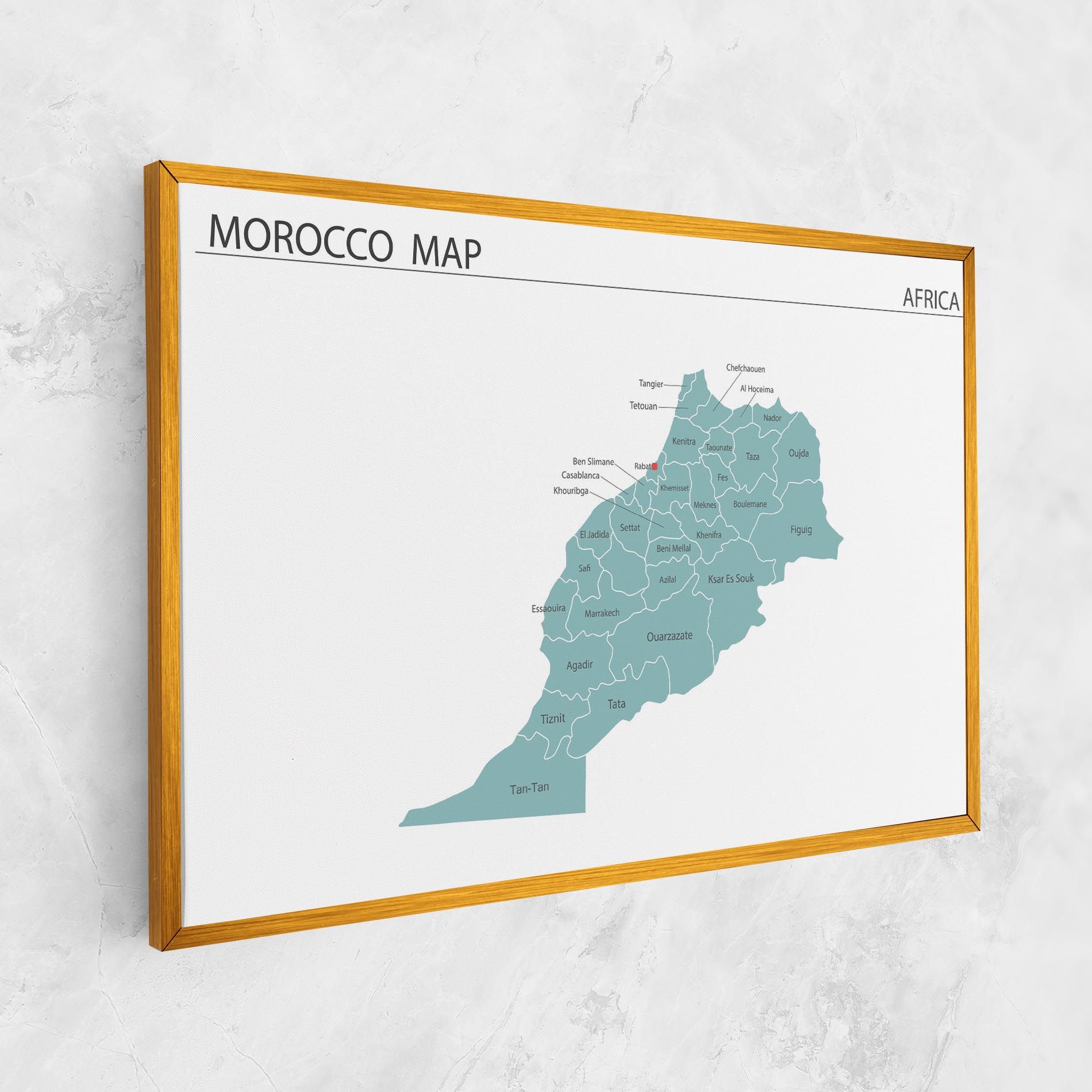 Morocco Map mockup 1