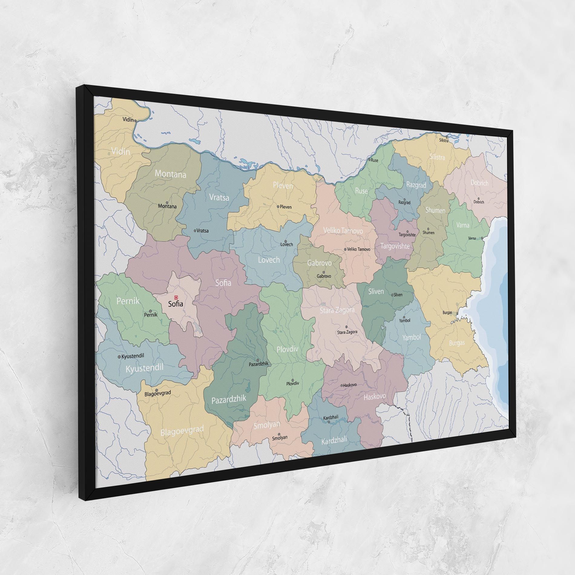 Bulgaria Map mockup 1