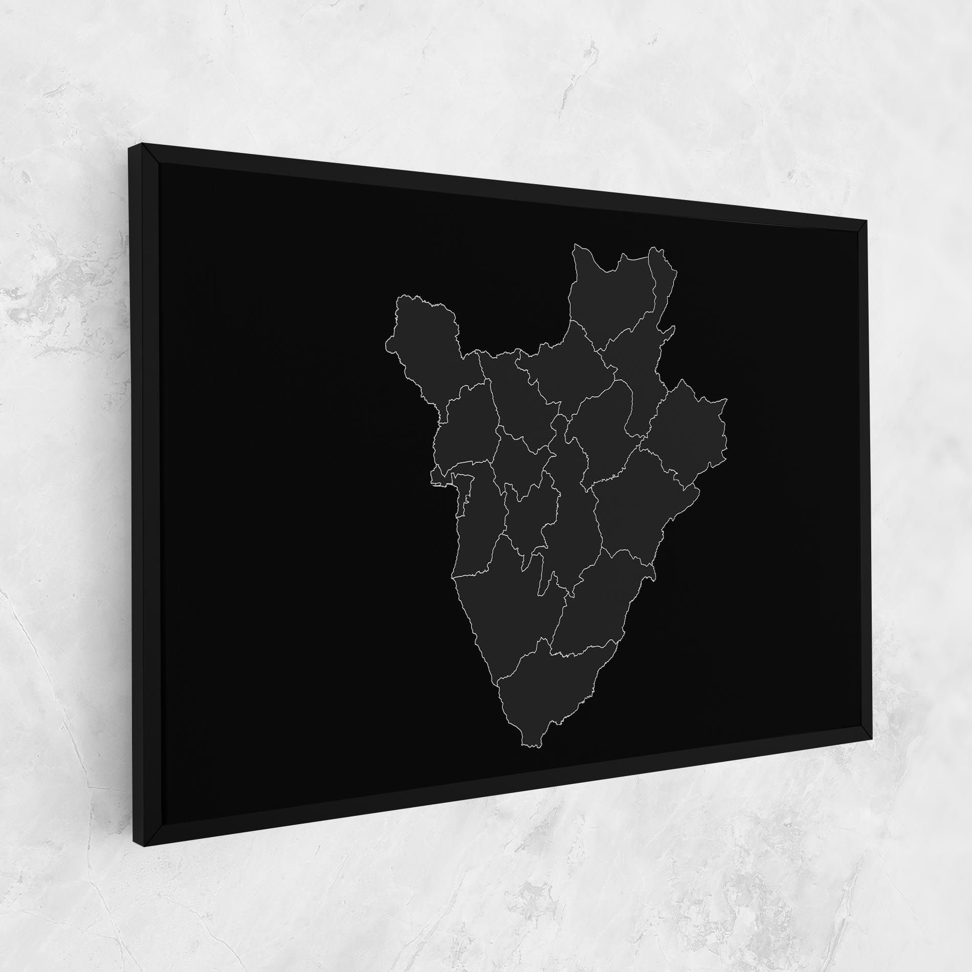 Burundi Grey Map mockup 1