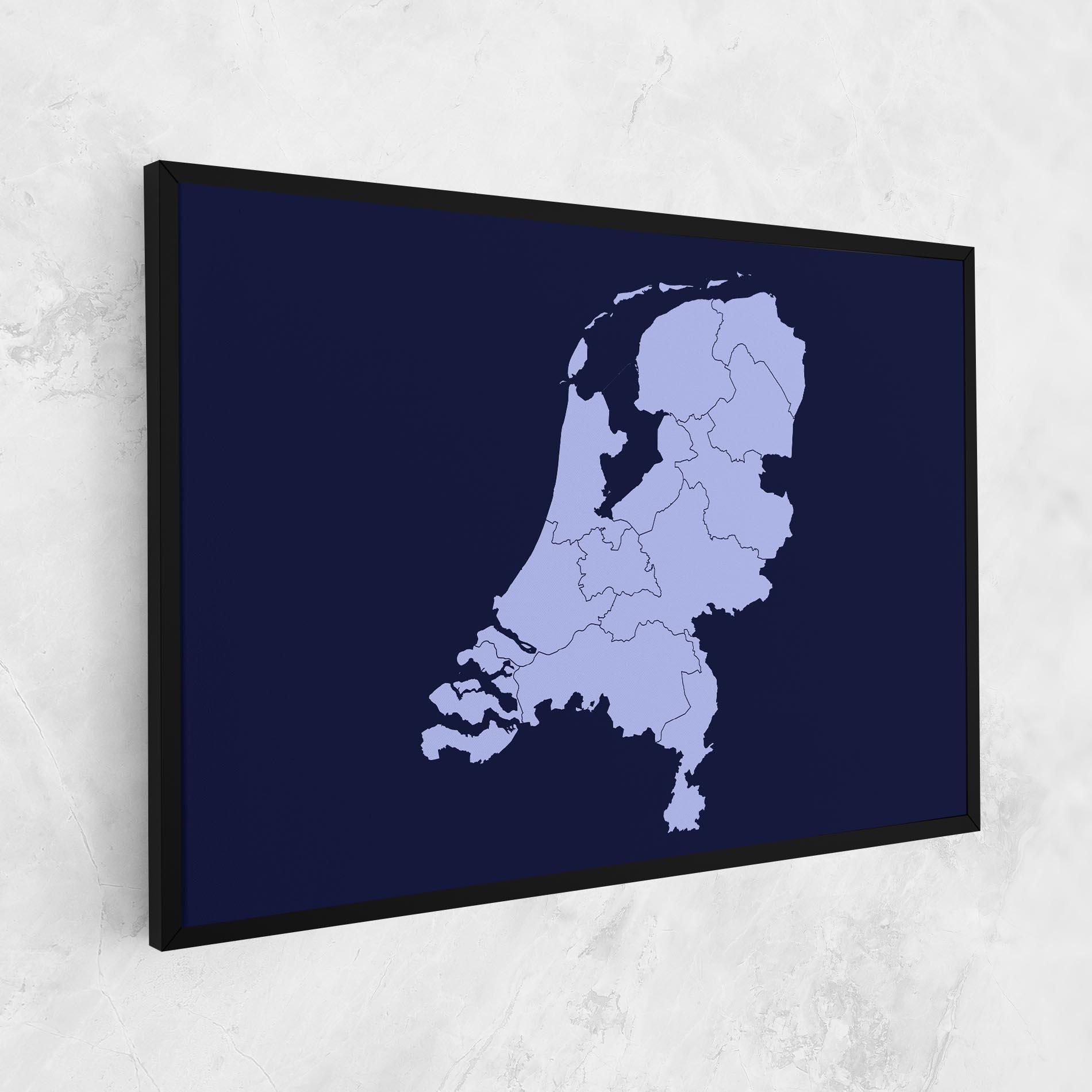 Tablou Canvas Netherlands Map mockup 1