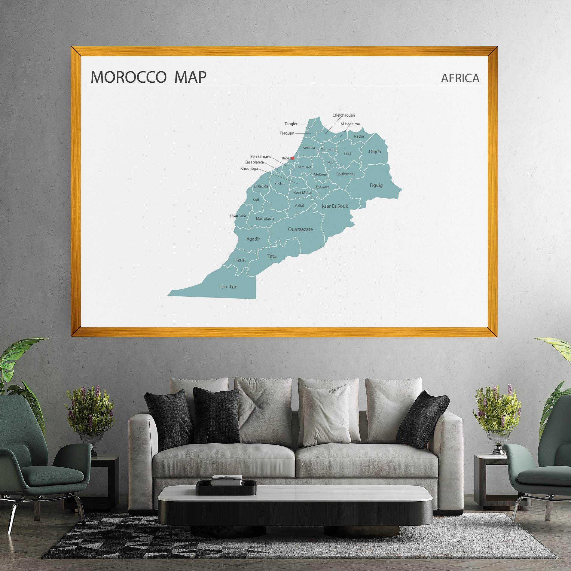 Morocco Map mockup 7