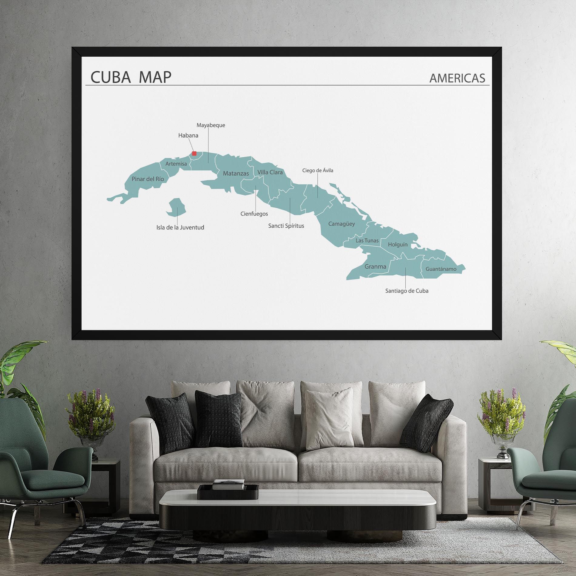 Cuba Map mockup 7