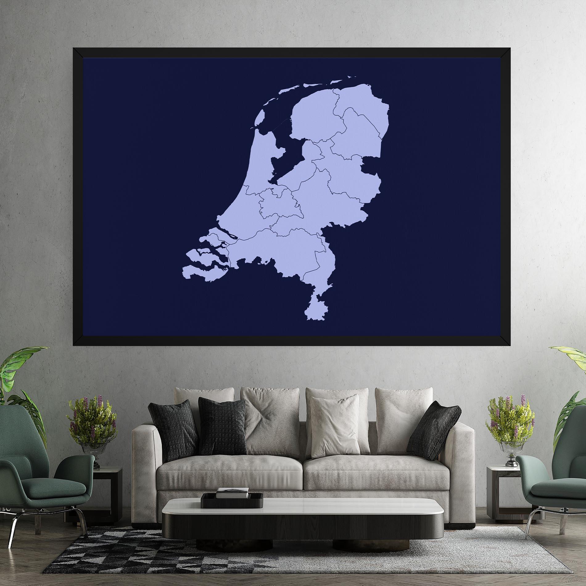 Tablou Canvas Netherlands Map mockup 7