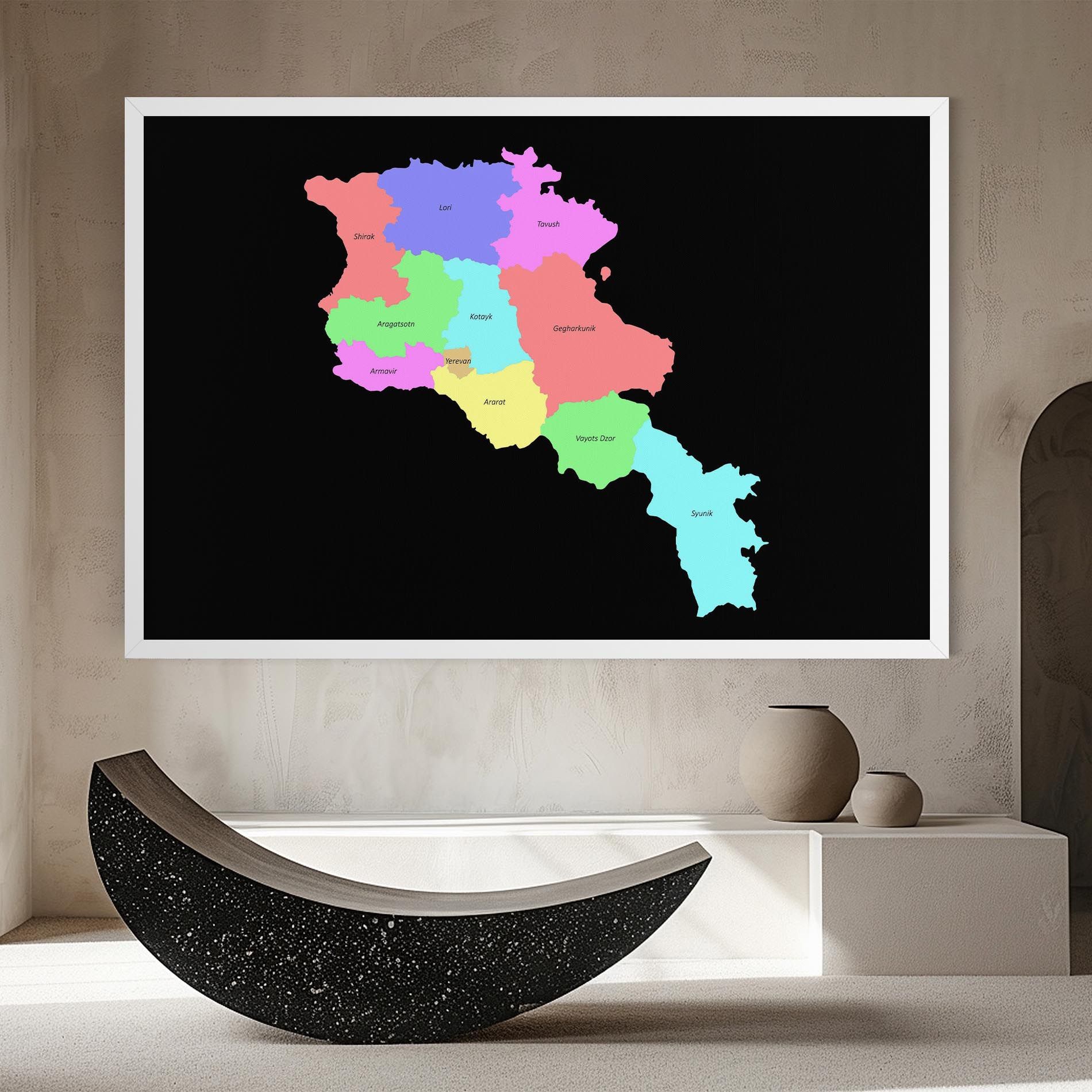 Armenia Map mockup 8
