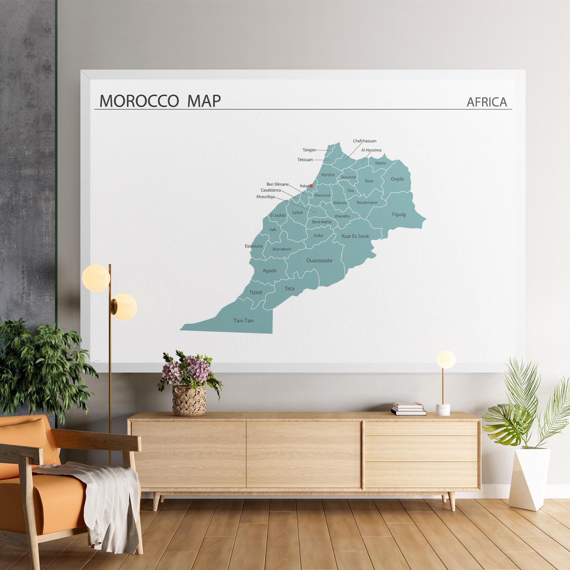 Morocco Map mockup 9