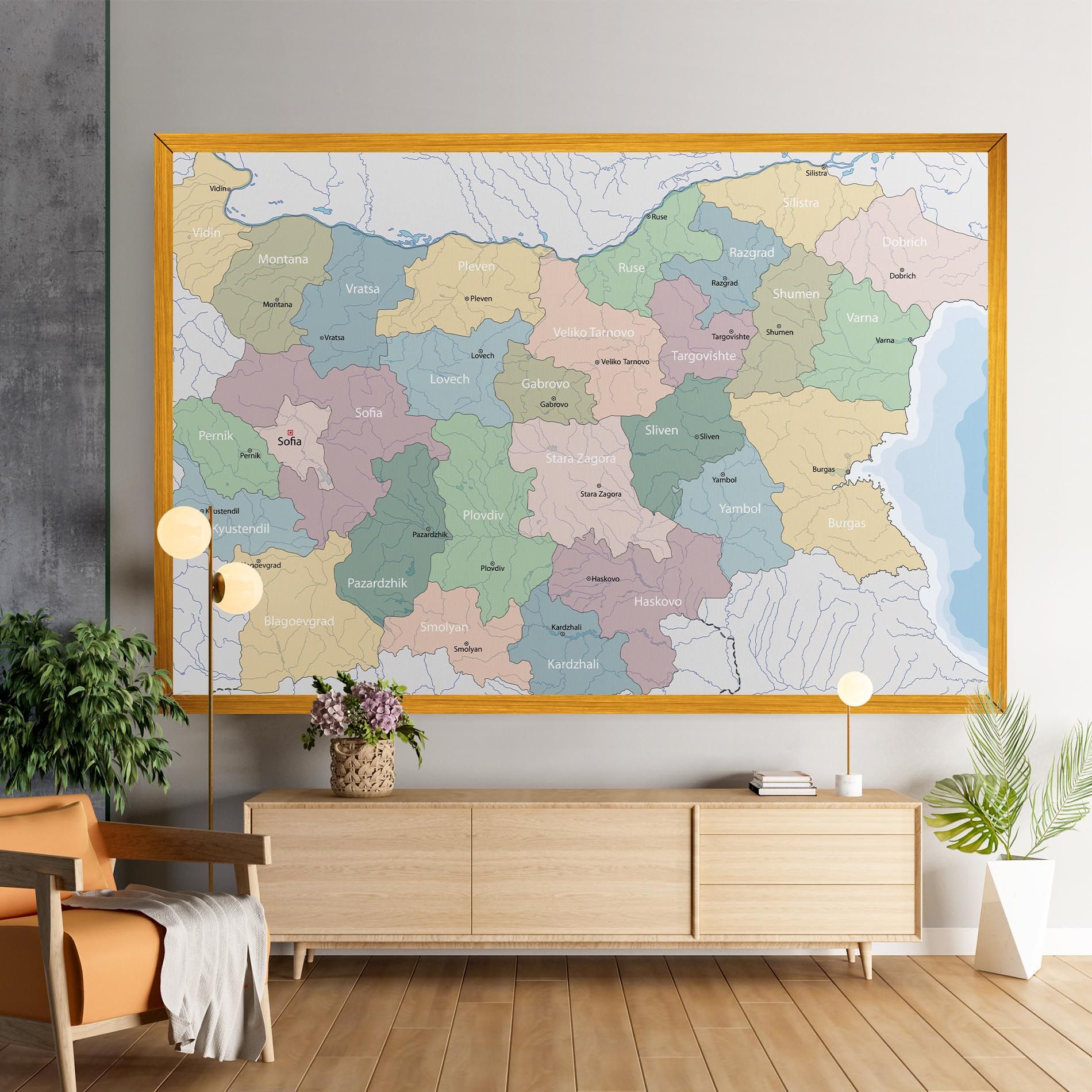 Bulgaria Map mockup 9