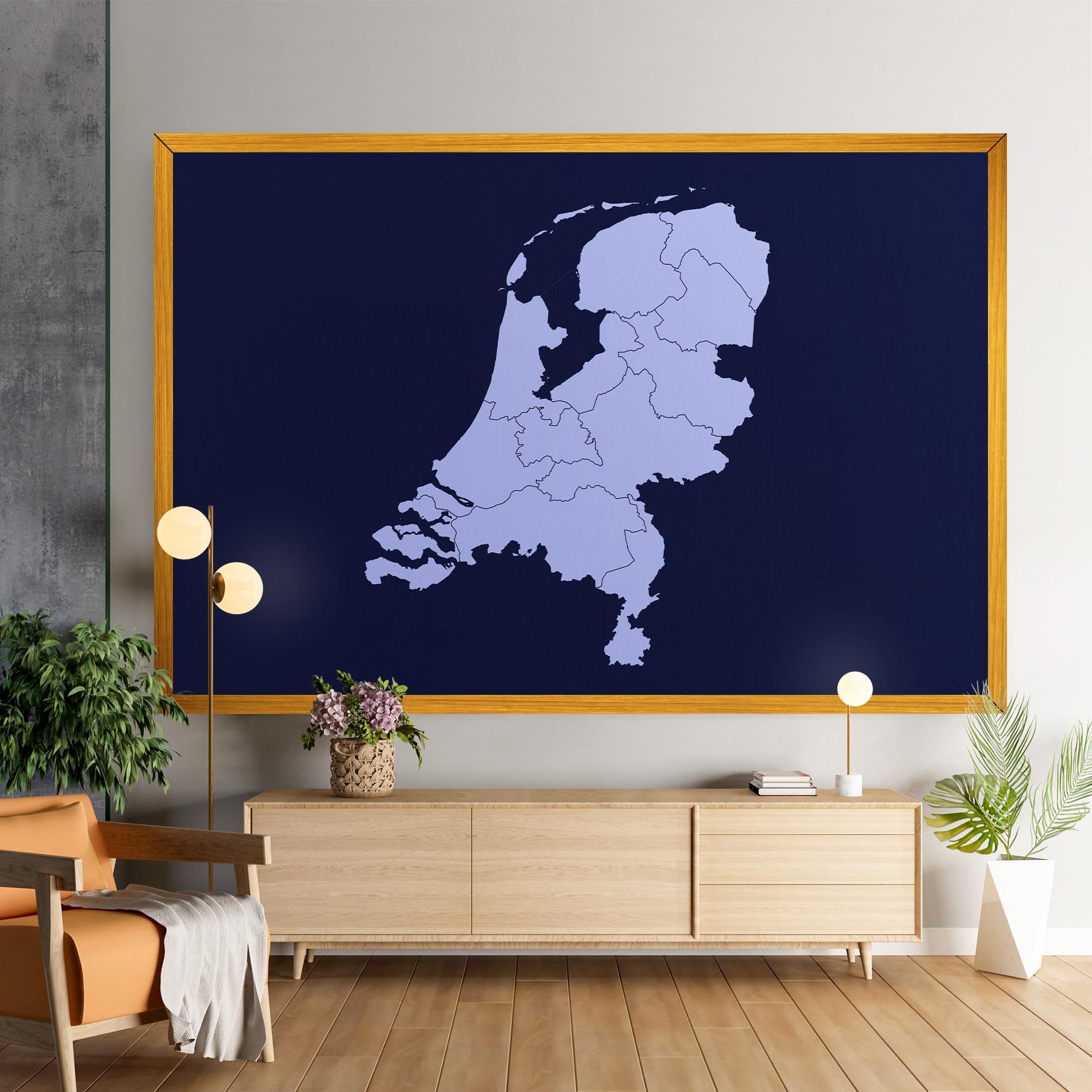 Netherlands Map mockup 9
