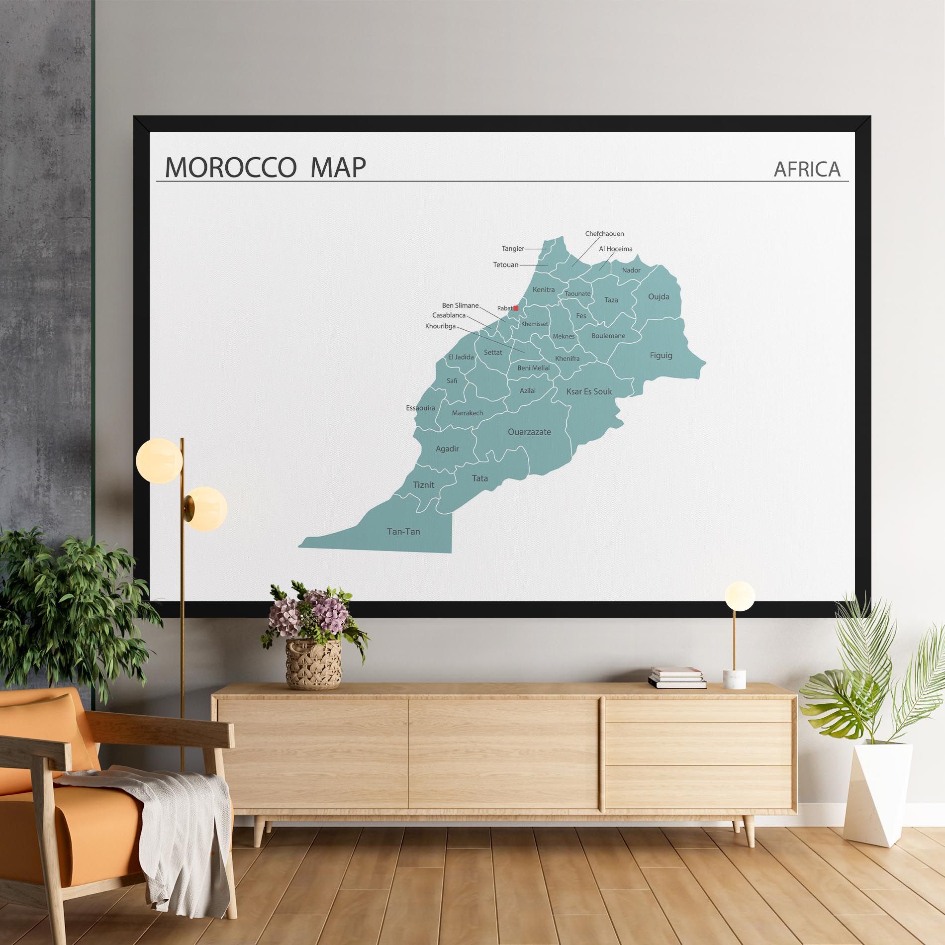 Morocco Map mockup 9