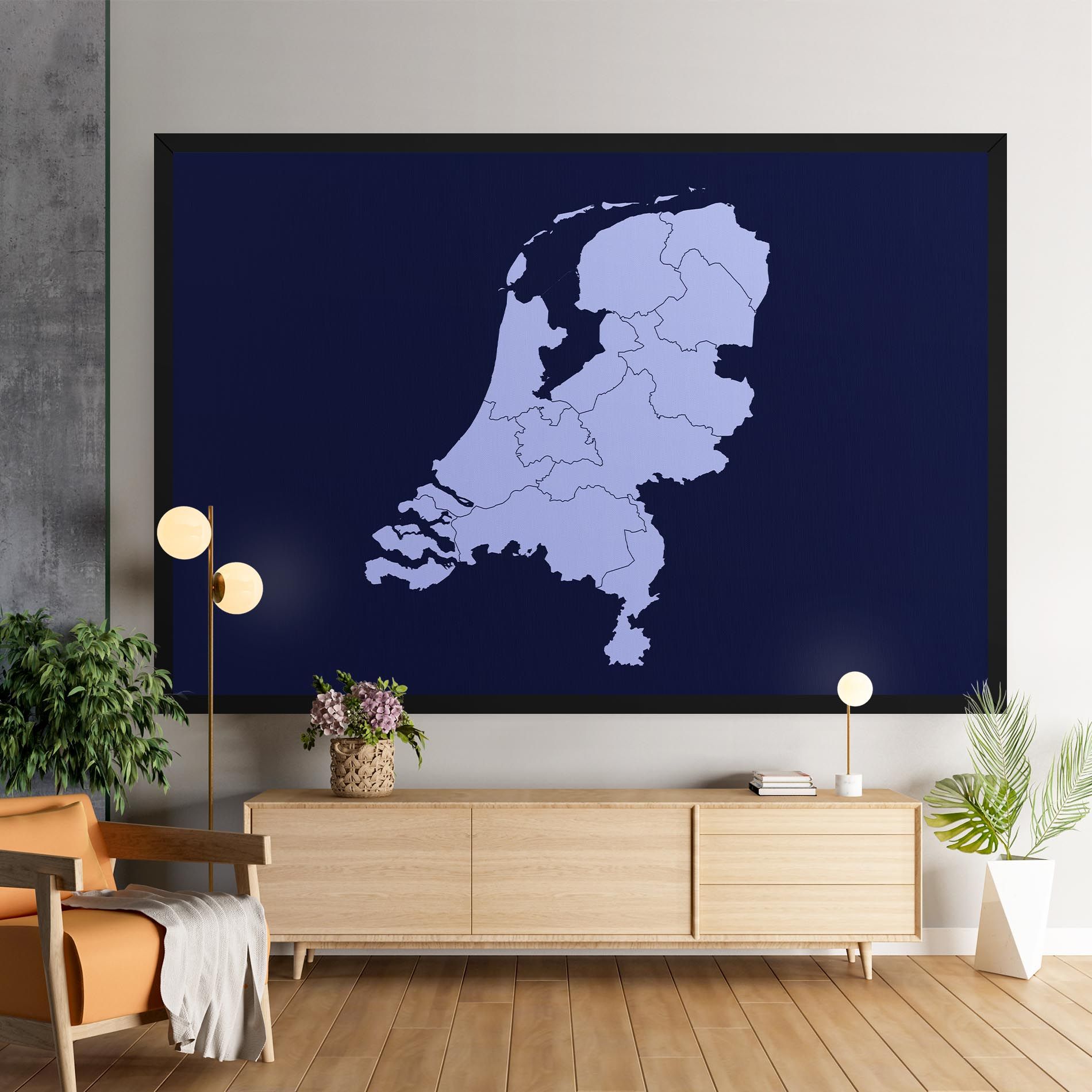 Netherlands Map mockup 9