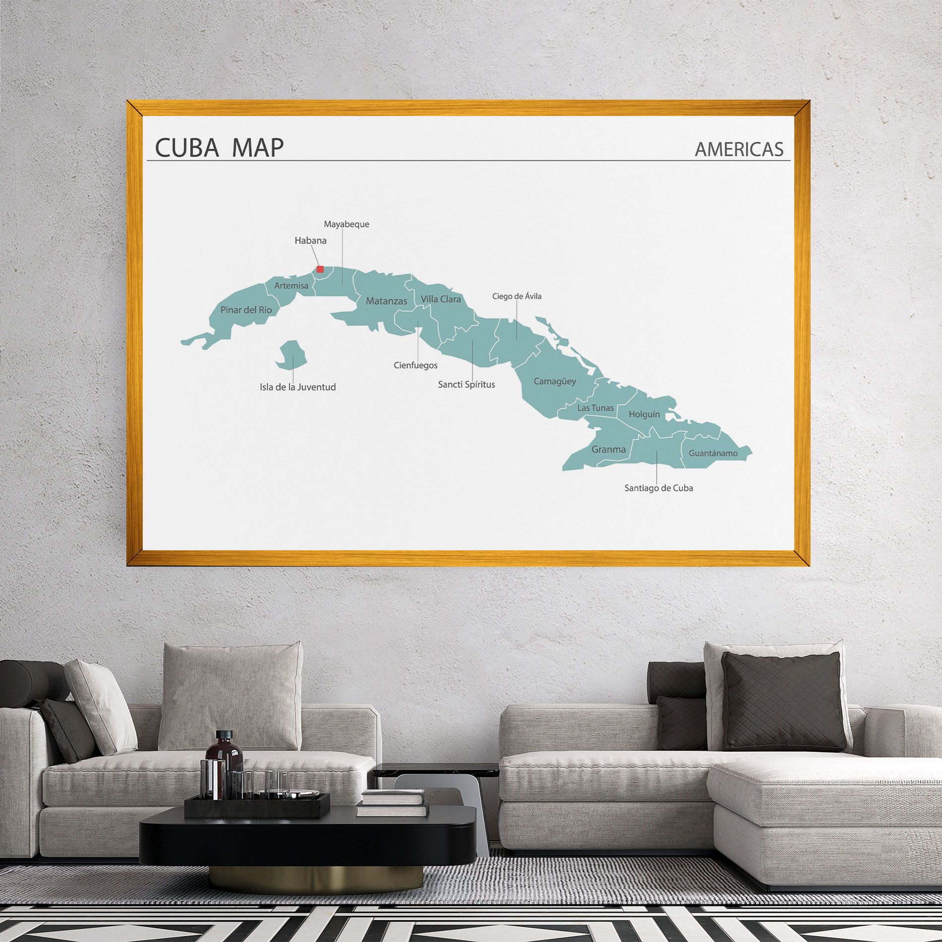 Cuba Map mockup 2
