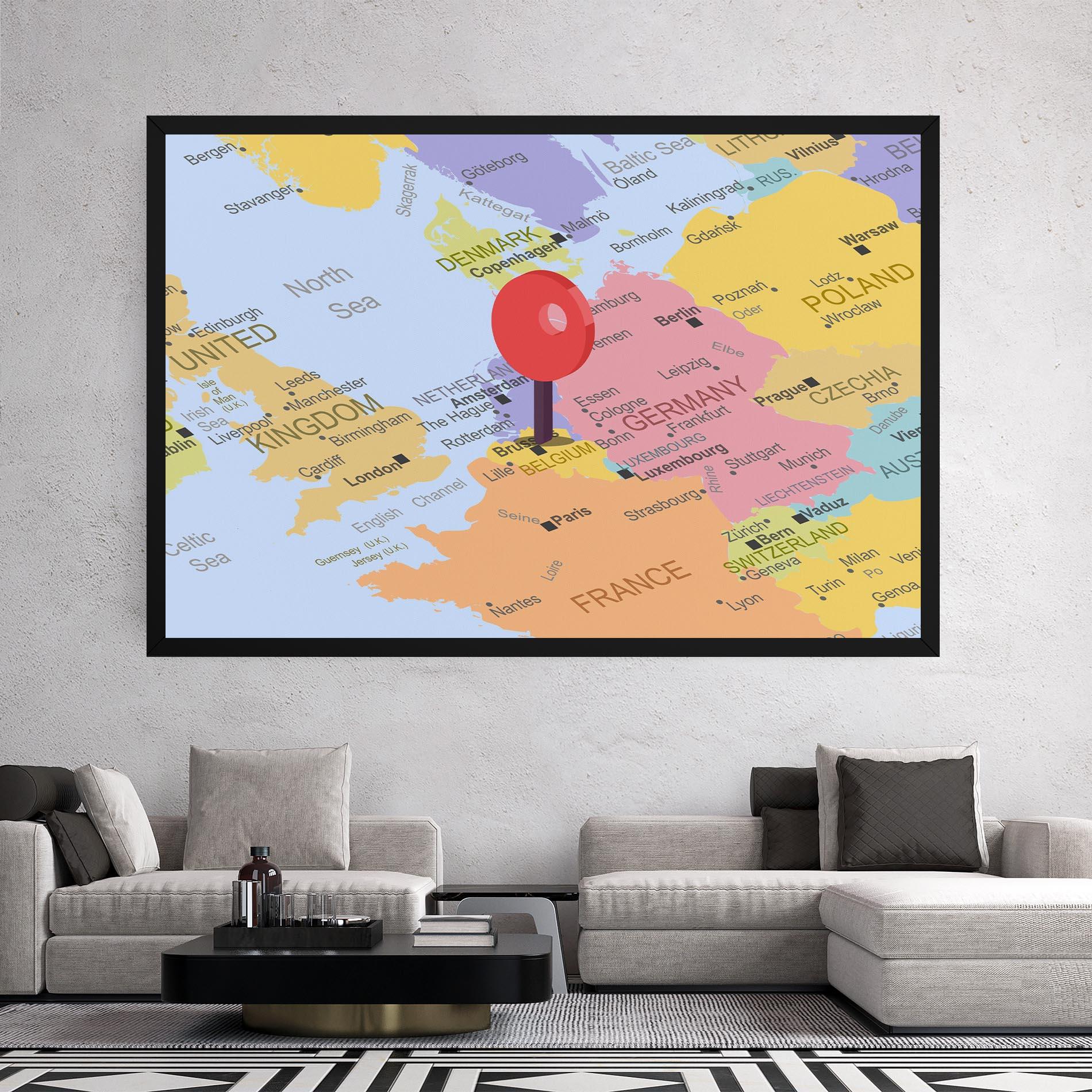 Tablou Canvas Belgium Close Up mockup 2