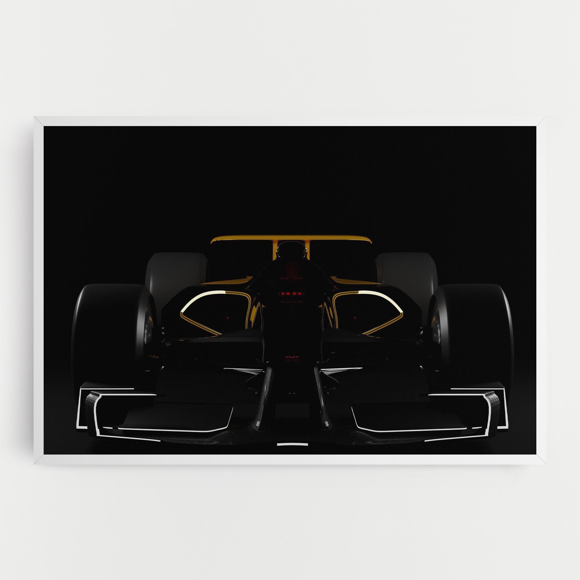 Tablou Canvas Dark F1 Car mockup 0