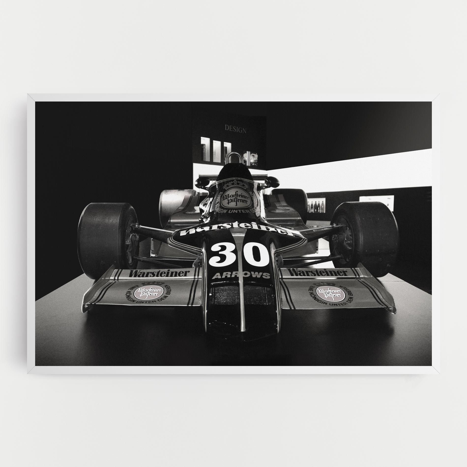 Formula 1 Car Grey mockup 0