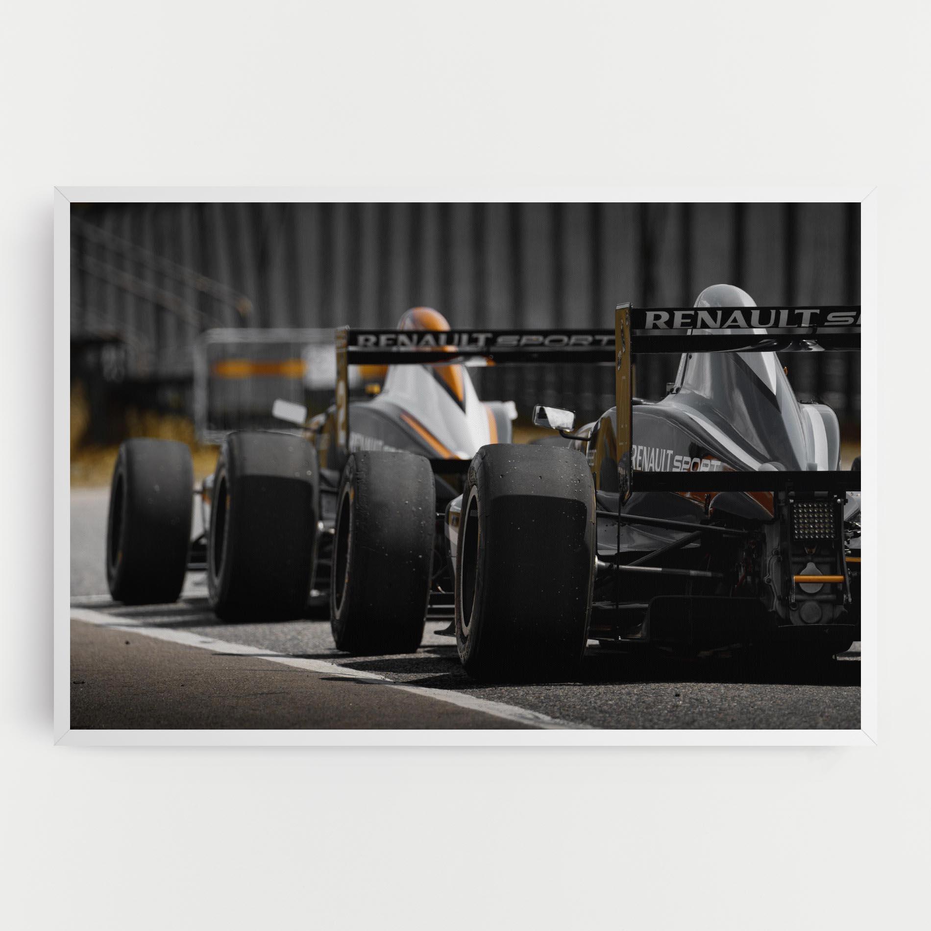 Tablou Canvas Grey F1 Cars mockup 0
