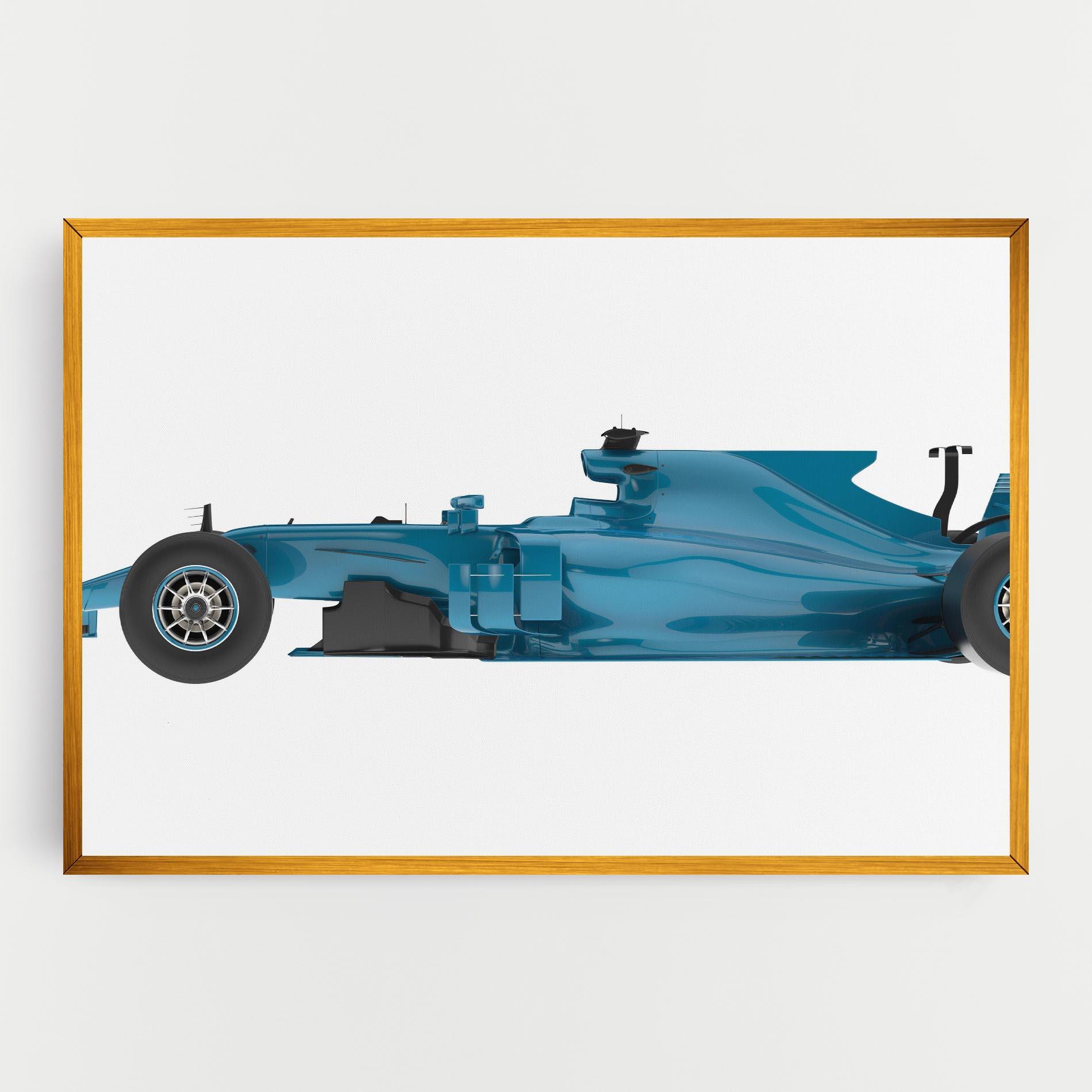 Tablou Canvas Blue F1 Toy mockup 0