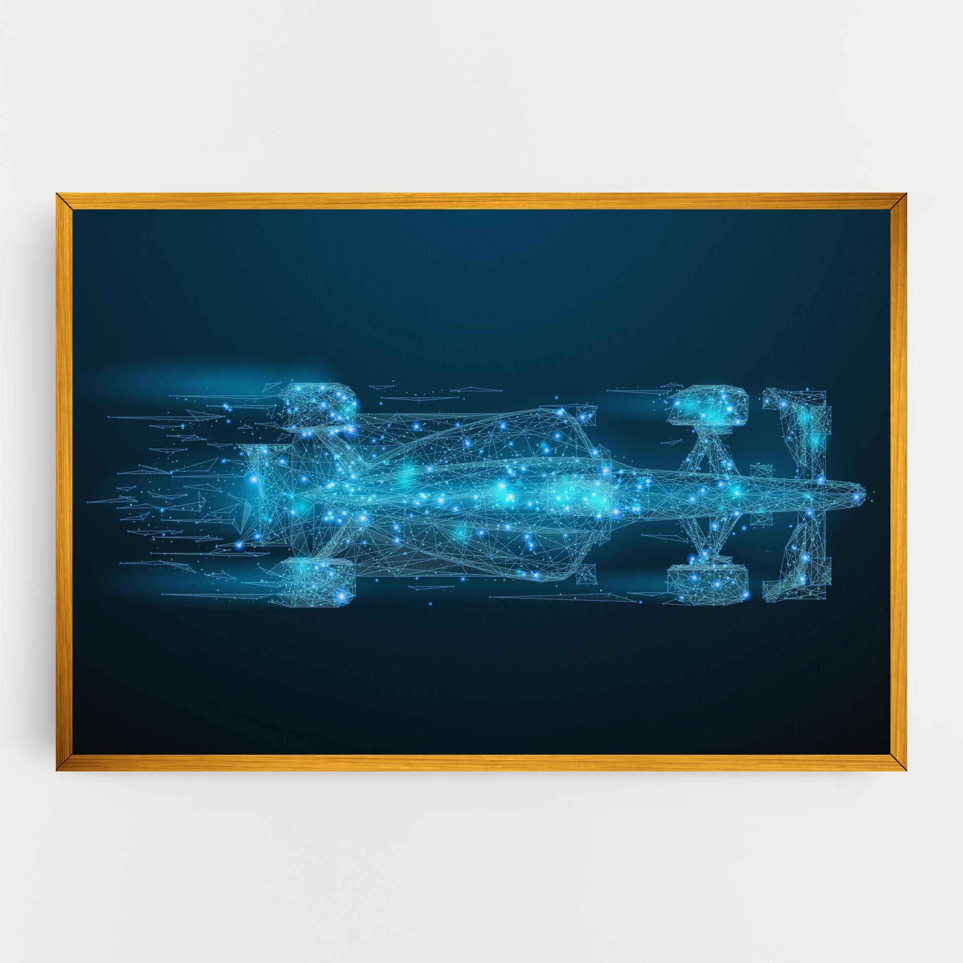 Tablou Canvas Blue Light F1 mockup 0