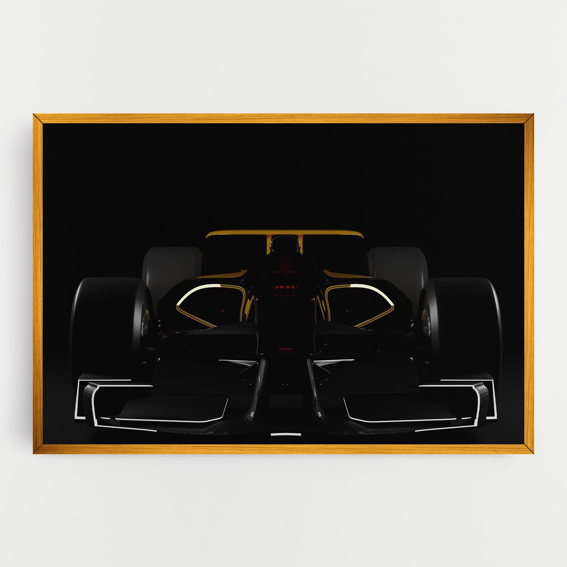 Tablou Canvas Dark F1 Car mockup 0