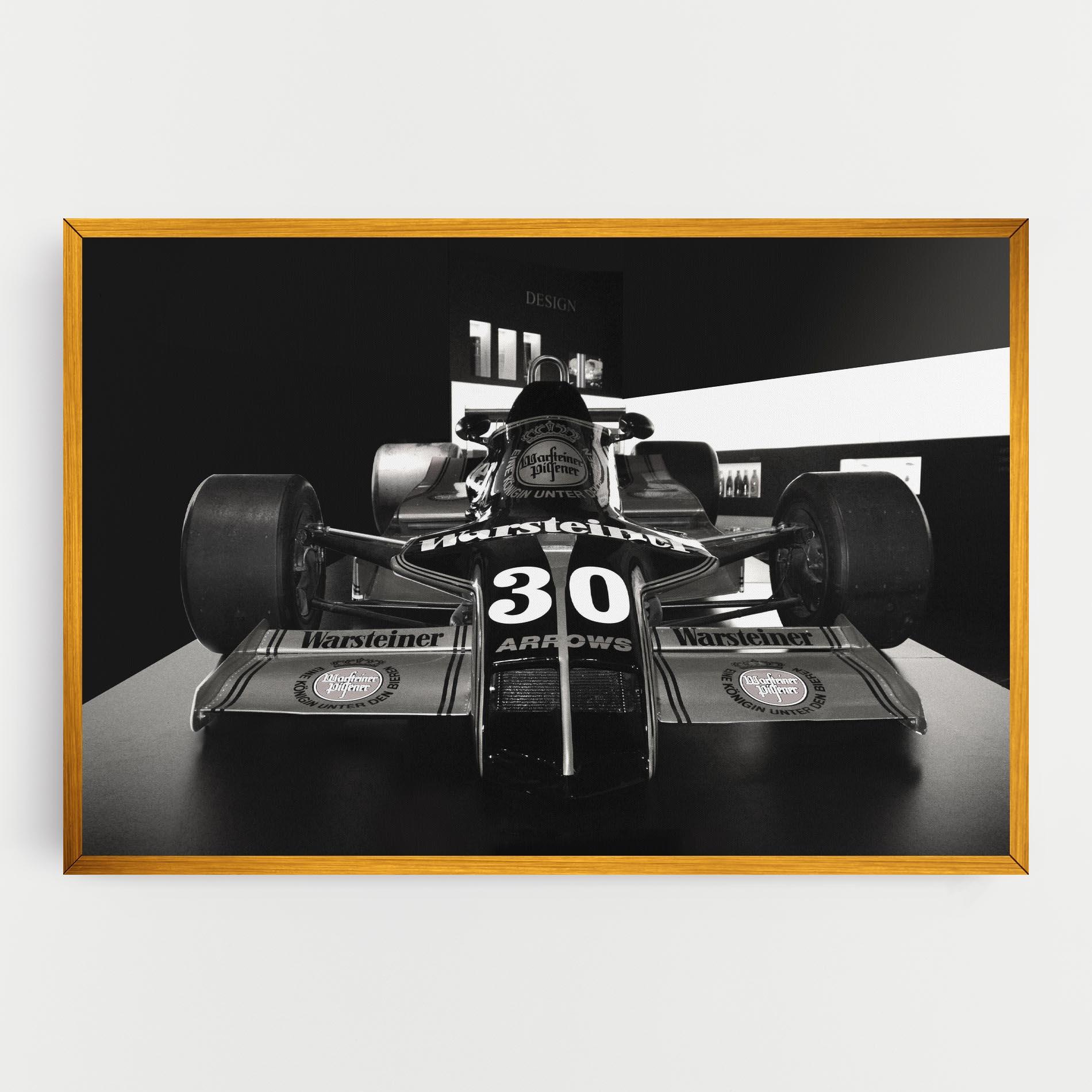 Tablou Canvas Formula 1 Car Grey mockup 0
