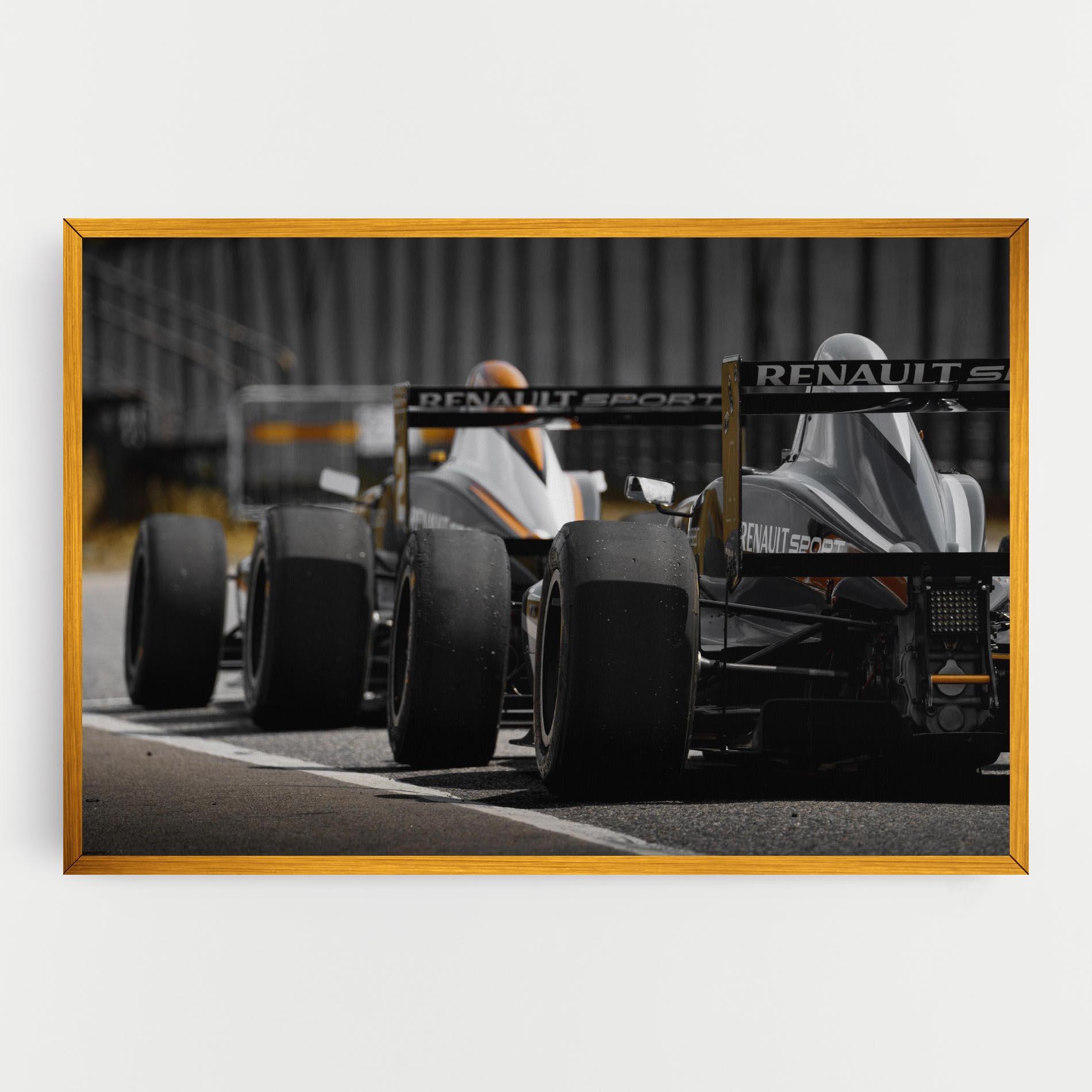Tablou Canvas Grey F1 Cars mockup 0